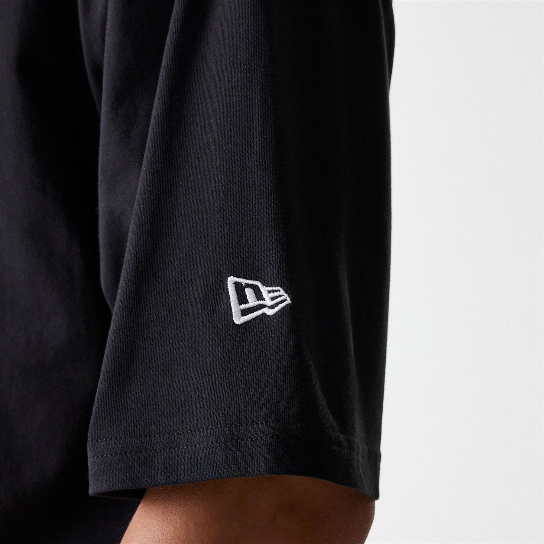 New Era Essential Oversized Embroidered Boyfriend T-Shirt