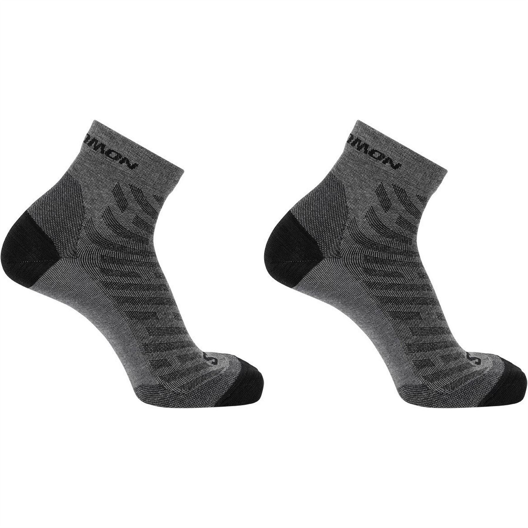 Salomon Quarter 2 Pack Walking Socks Mens