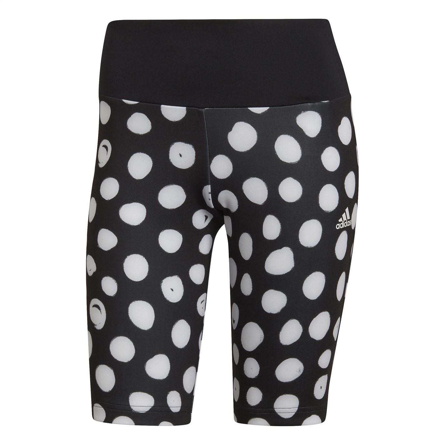 adidas Womens Farm Print Bike Shorts