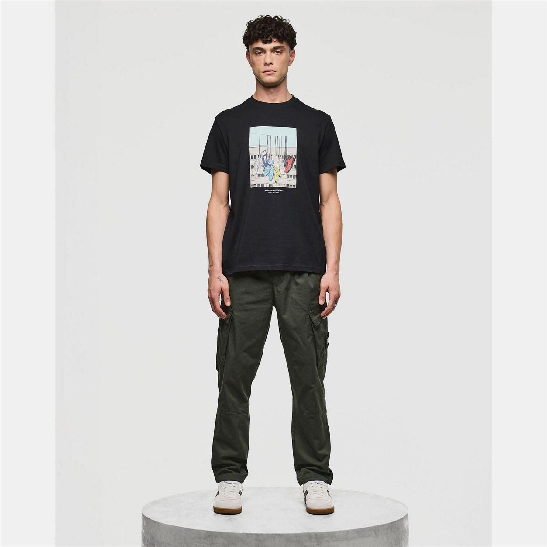 Weekend Offender Lines Graphic T-Shirt
