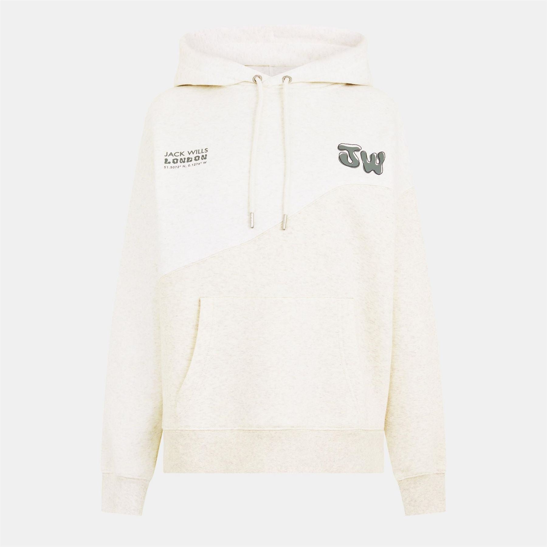 Jack Wills Splice Hooded Sweatshirt