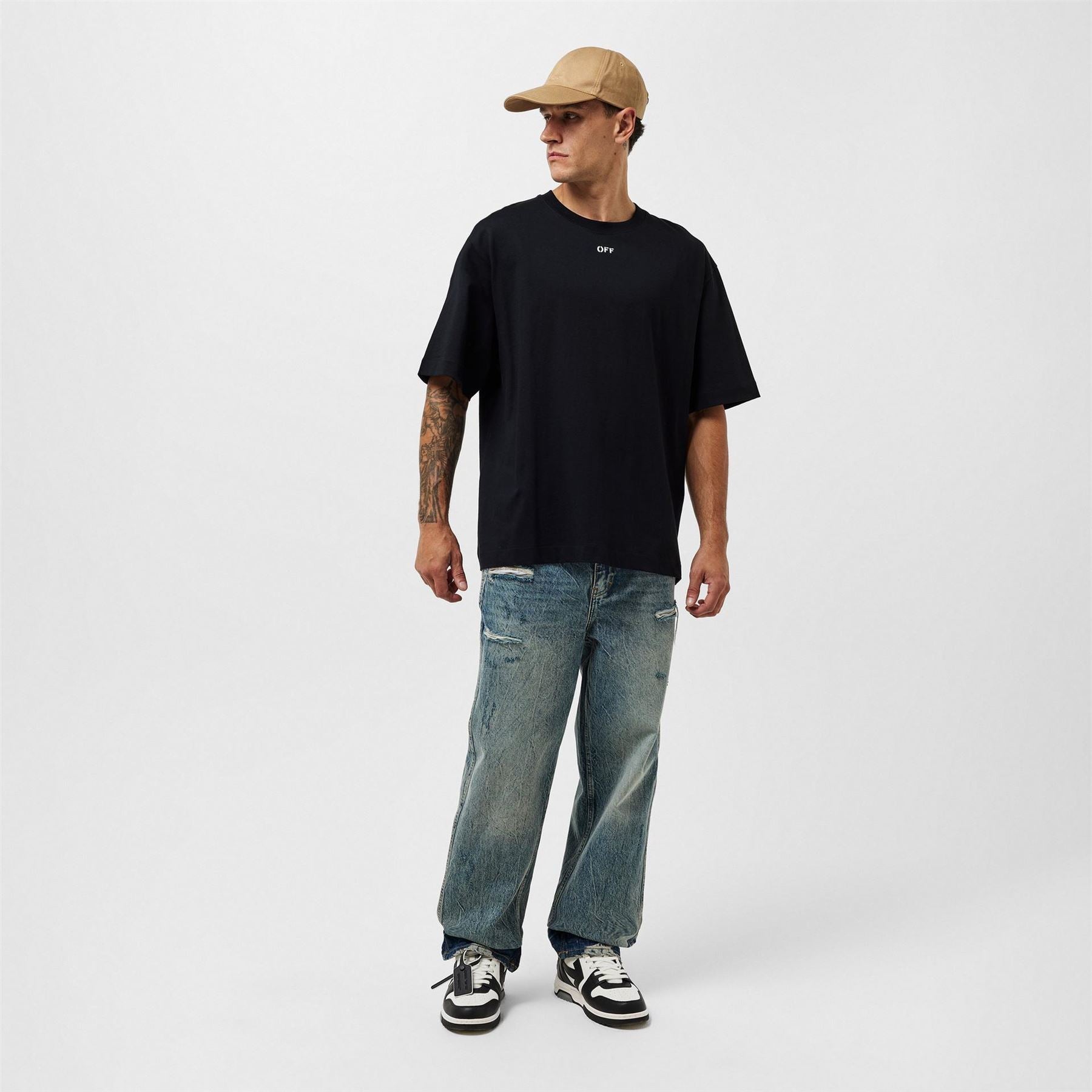Off White Arrow Skate Regular Fit T-Shirt