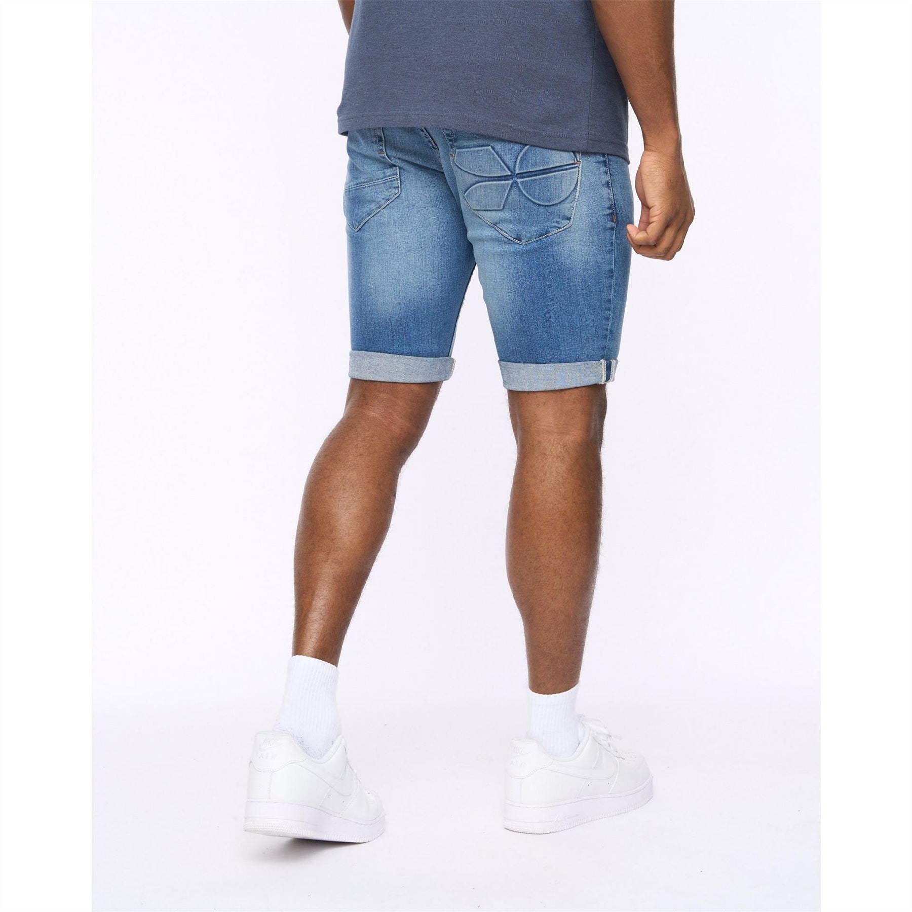 Crosshatch Tonwin Denim Shorts