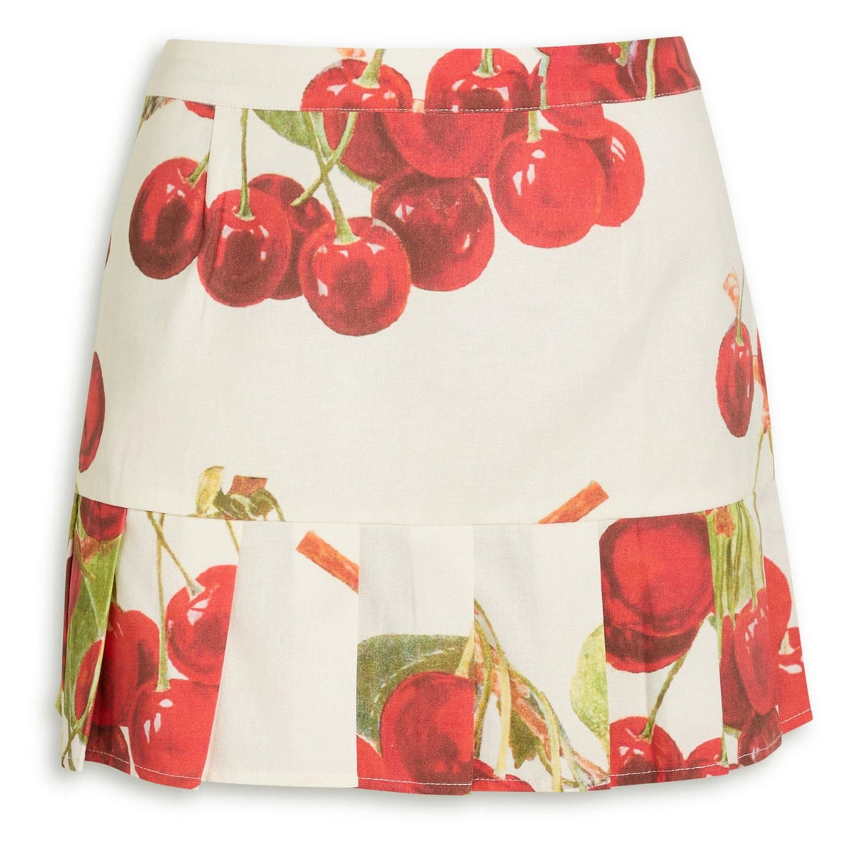House Of Sunny The Cherry Pleat Skirt