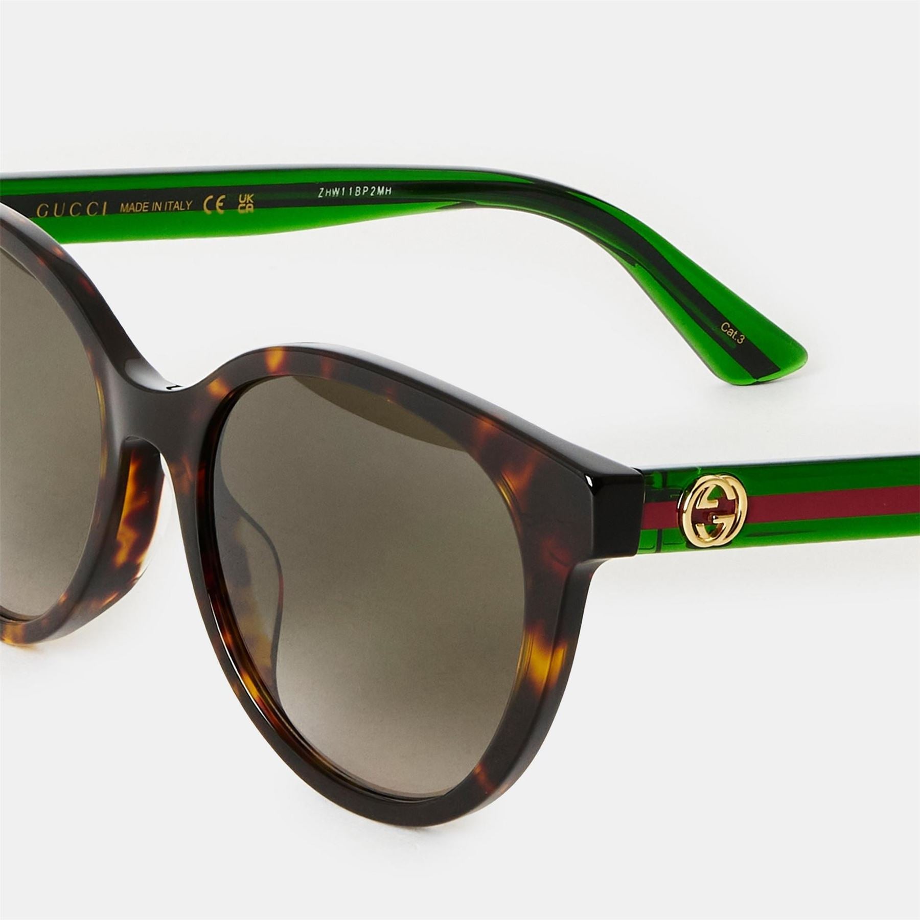Gucci GG0702SKN Oval Full Rim Sunglasses