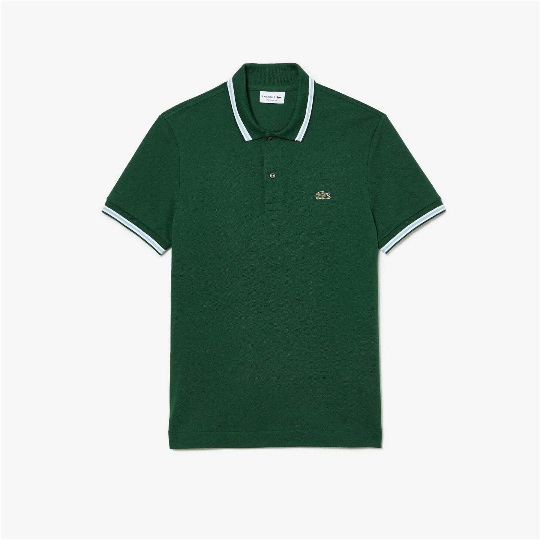 Lacoste Regular Fit Crocodile Print Polo
