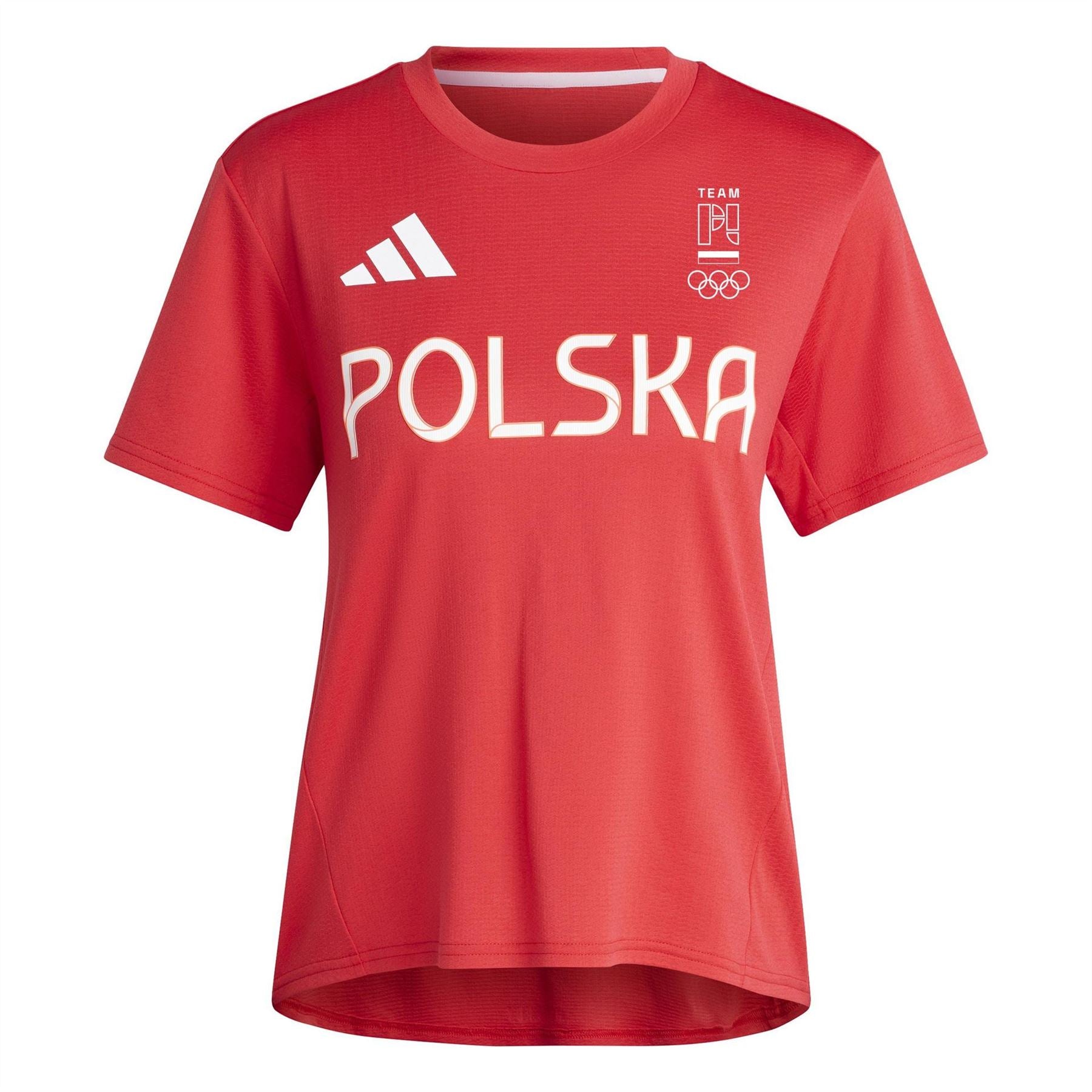adidas Poland Short Sleeve Performance Gym Top