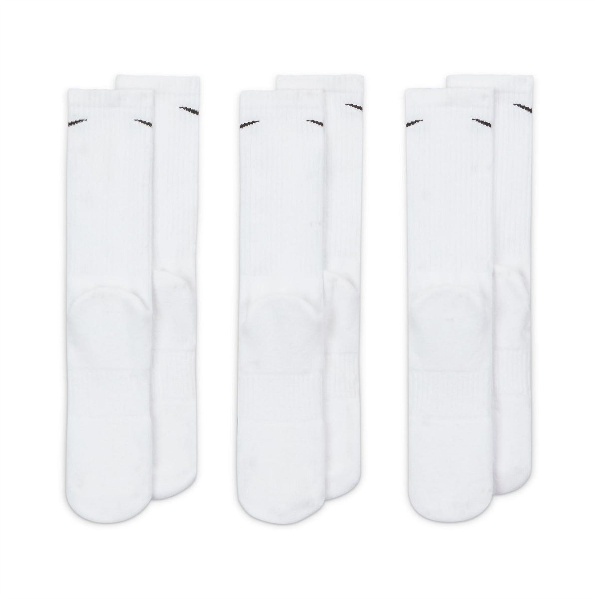 Nike 2 Cushion 3 Pack Crew Socks