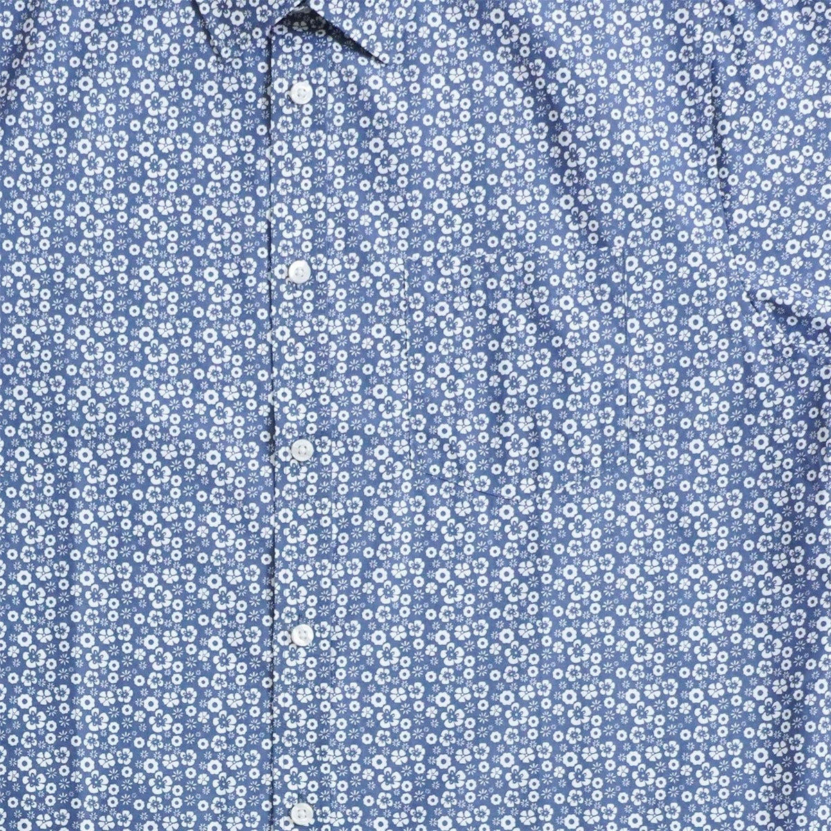 Fabric Mens Short Sleeve Poplin Shirt