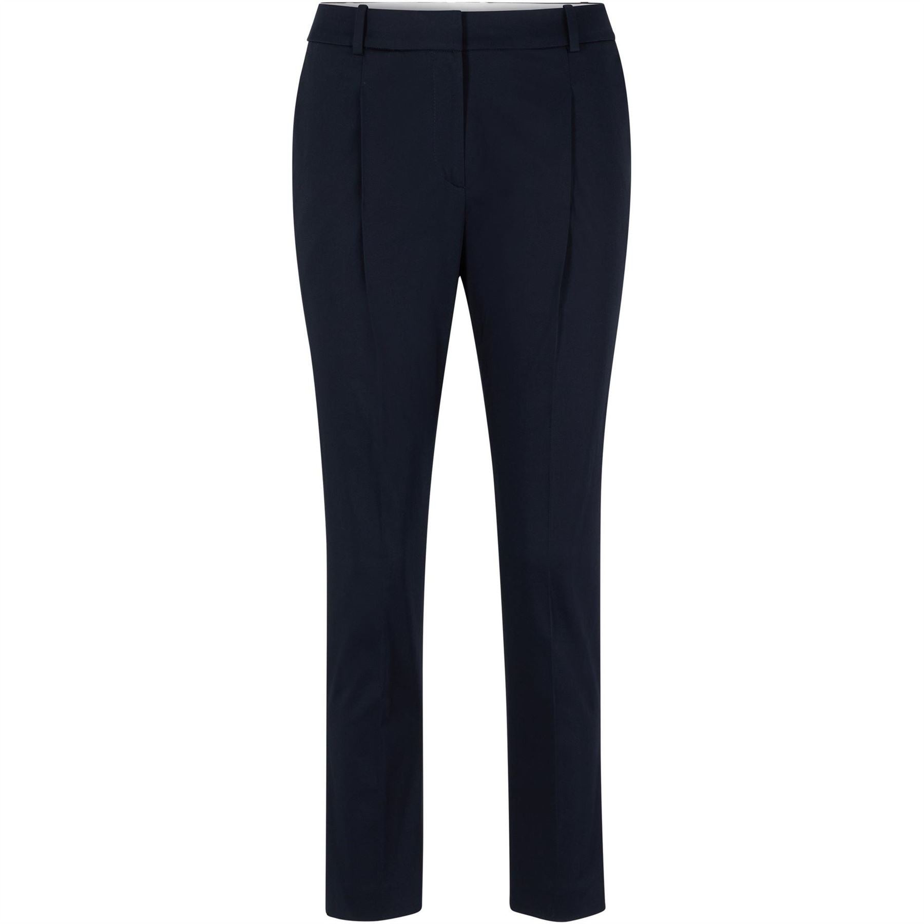 Boss Tetida Solid Patterned Straight Chinos