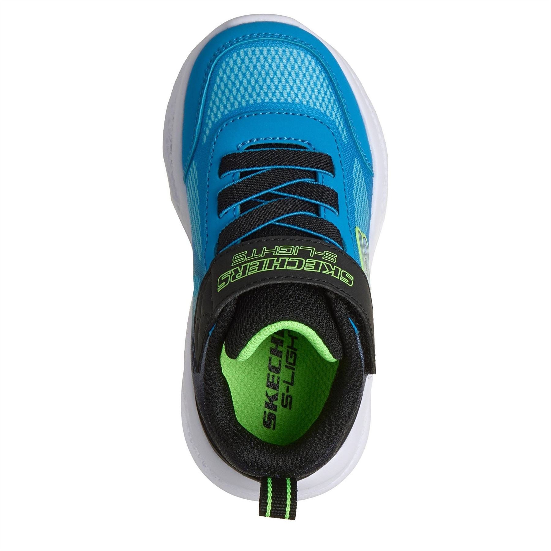 Skechers Lighted Gore  And  Strap Sneaker W Mult Light Up Trainers Boys