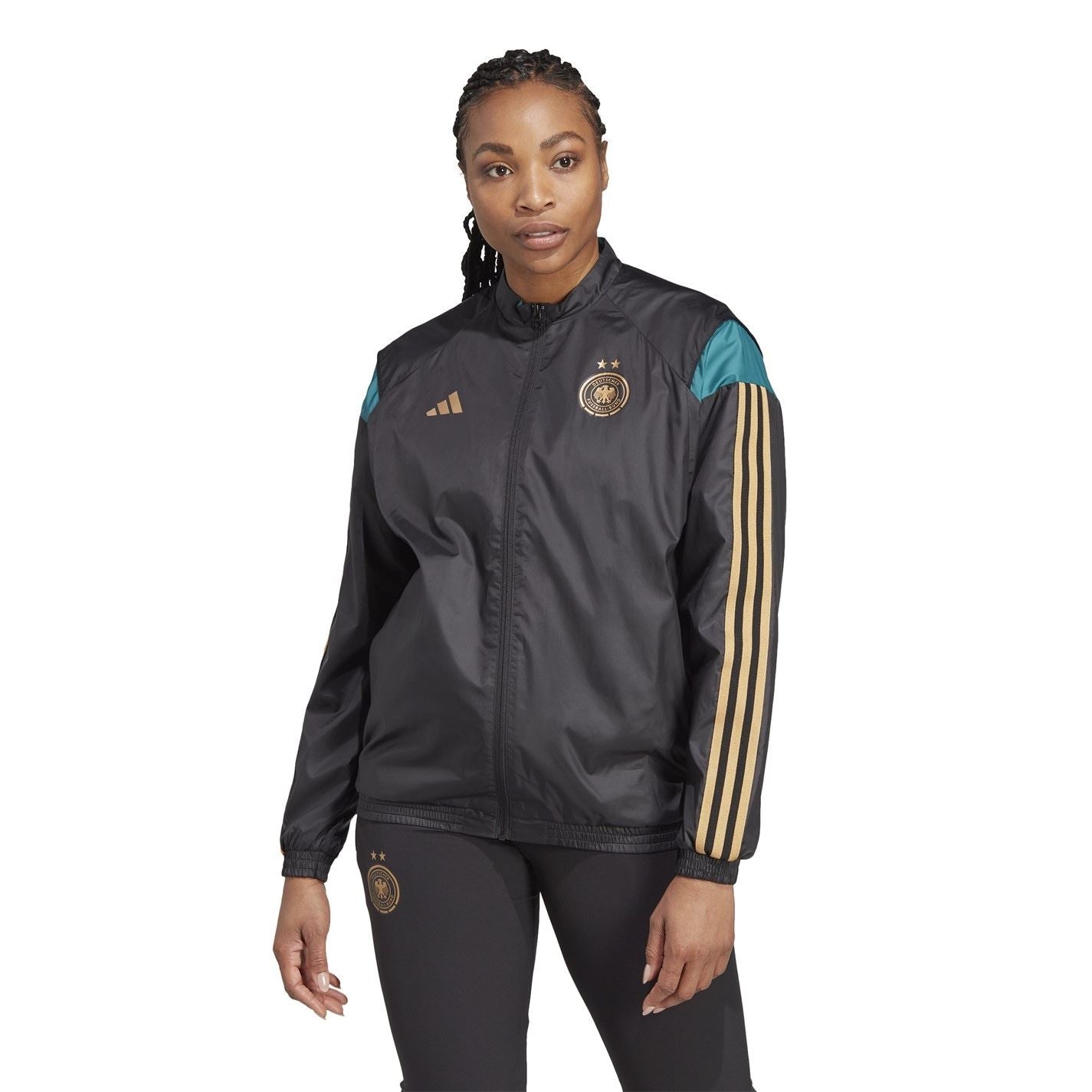adidas Womens Germany Pre Match Jacket 2022 2023