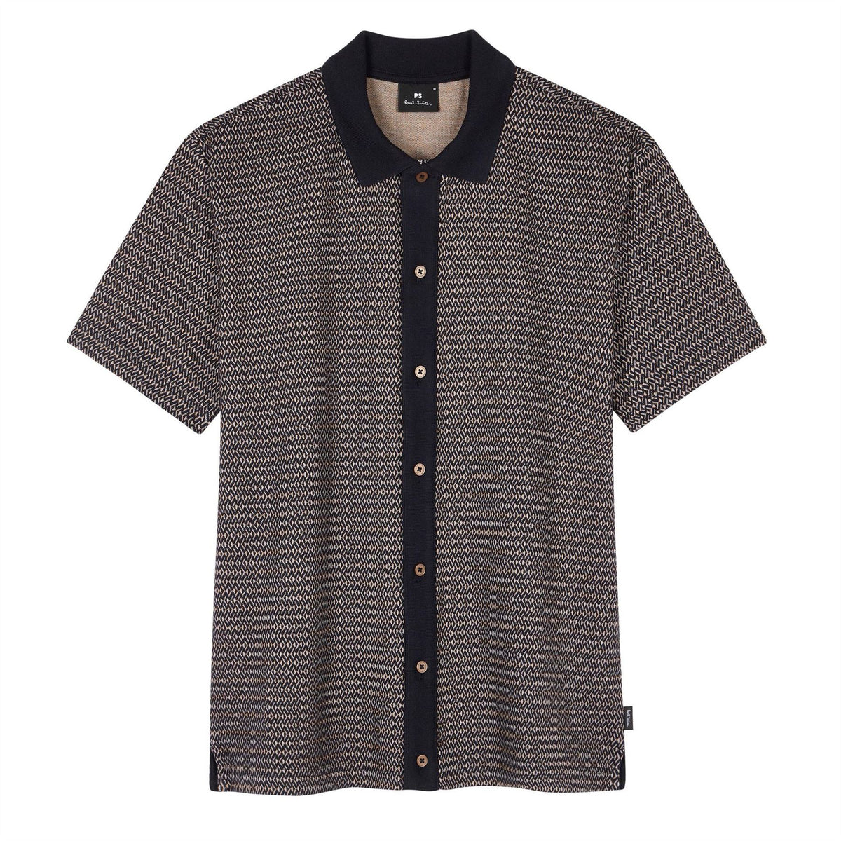 PS Paul Smith Regular Fit Point Collar Short Sleeve Shirt