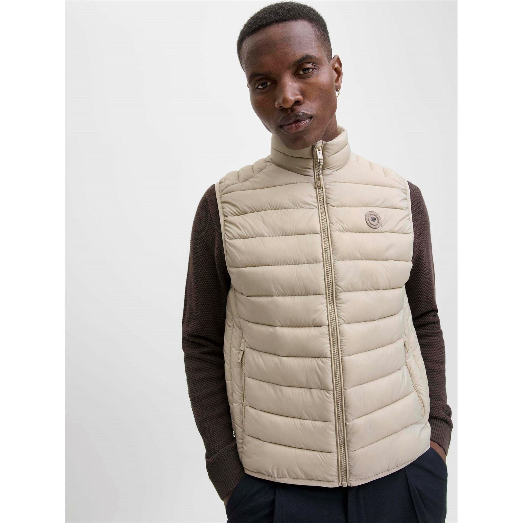 Jack and Jones Mens Bradley Puffer Gilet