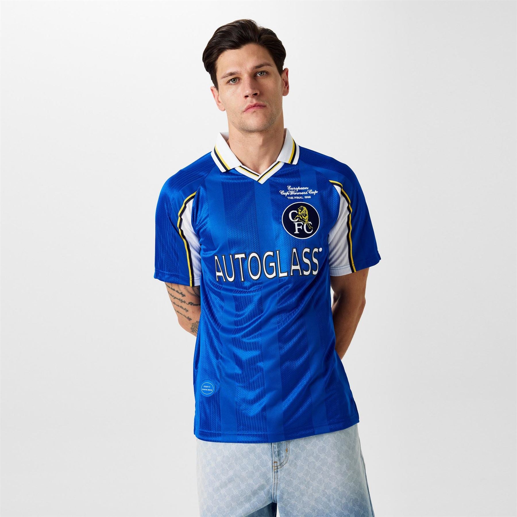 Score Draw Chelsea 98 Home Licensed Retro Football Shirts