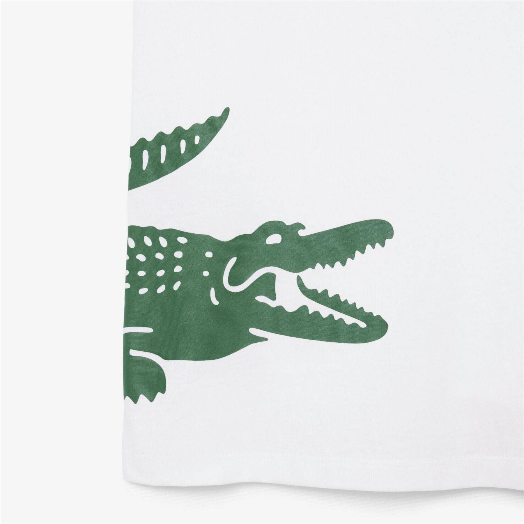 Lacoste Printed Cotton Lounge Short Sleeve Pyjama Top