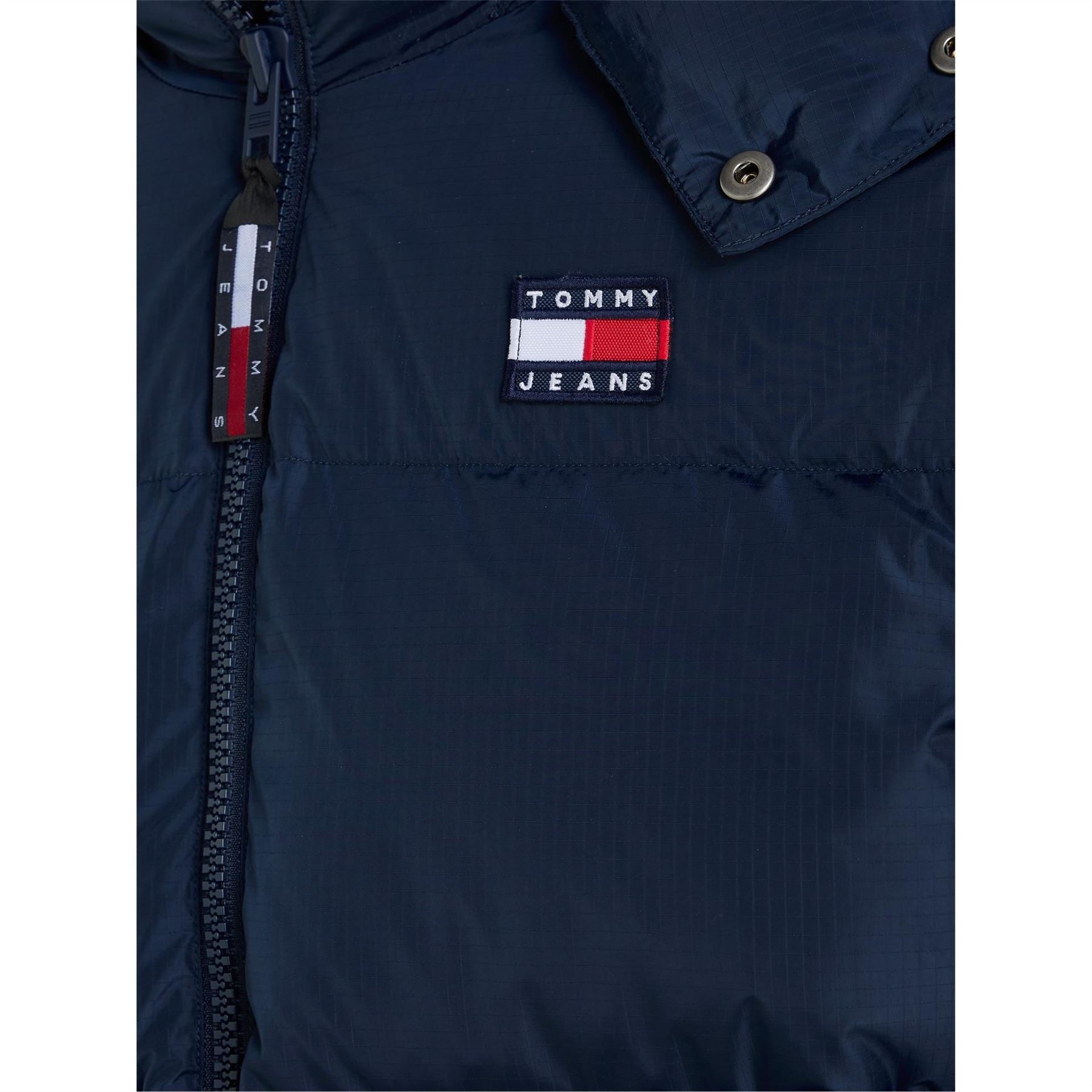 Tommy Jeans Colour-Blocked Alaska Puffer Relaxed Fit Jacket
