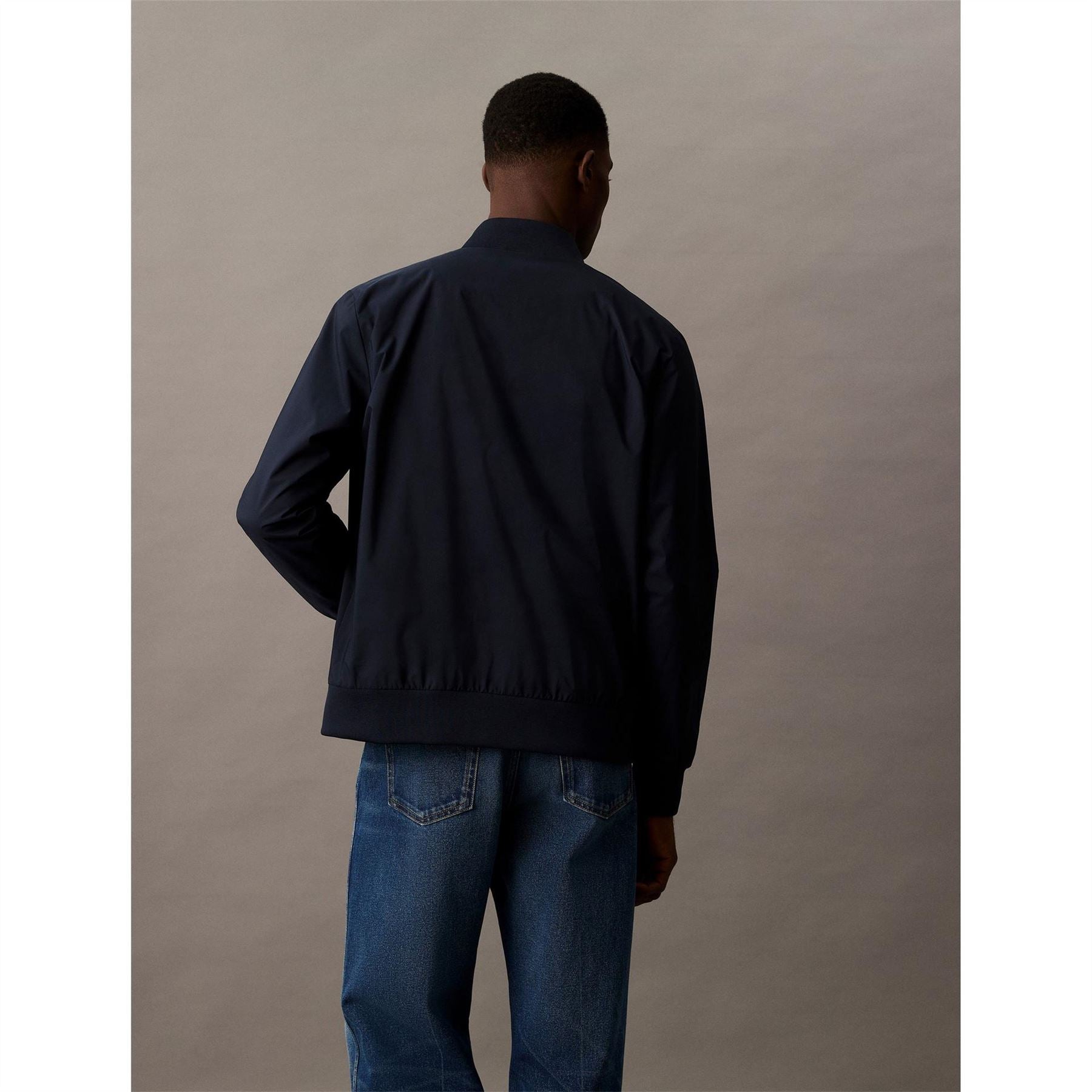 Calvin Klein  Matte Long Sleeve Bomber Jacket