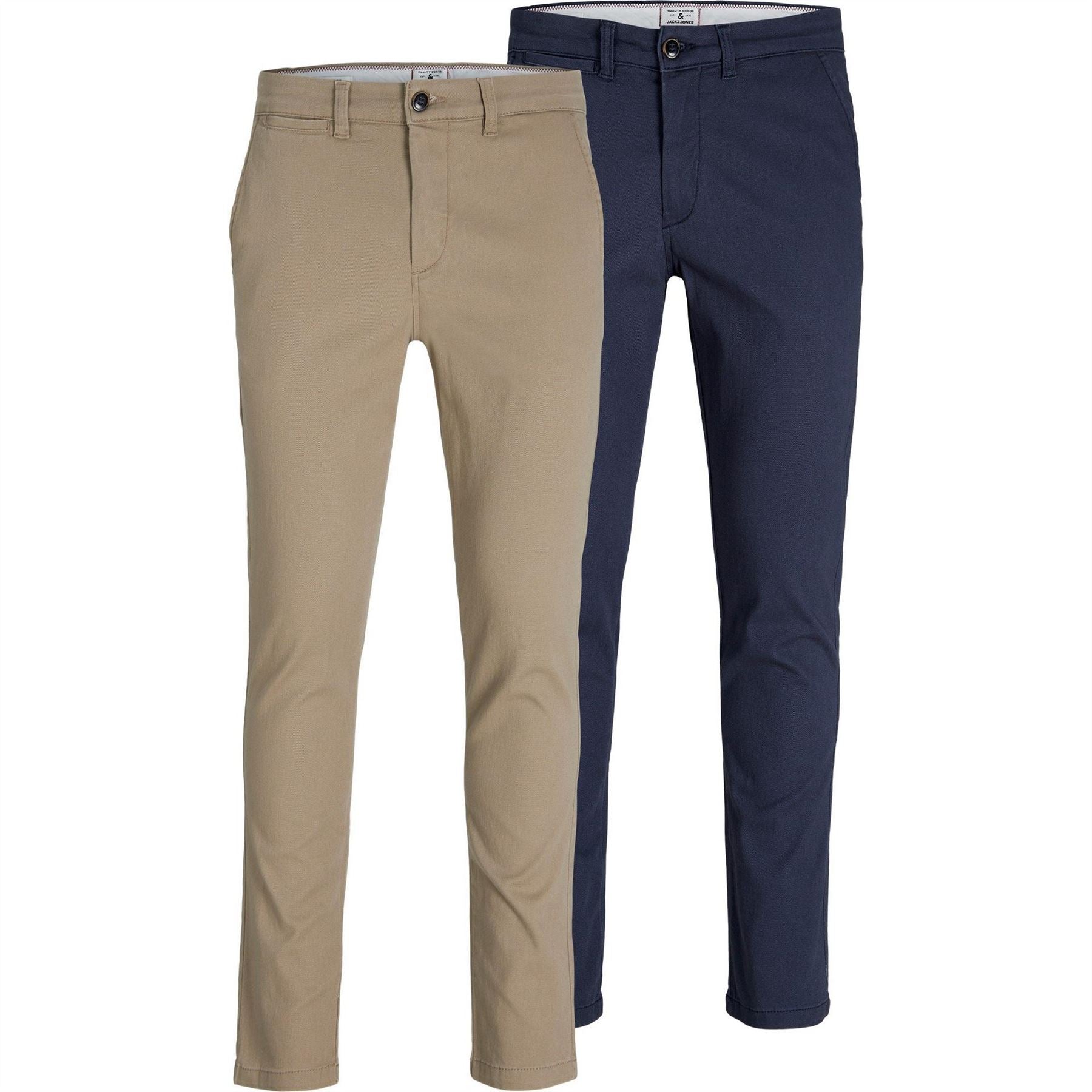 Jack and Jones Mens 2 Pack Marco Chino Trouser