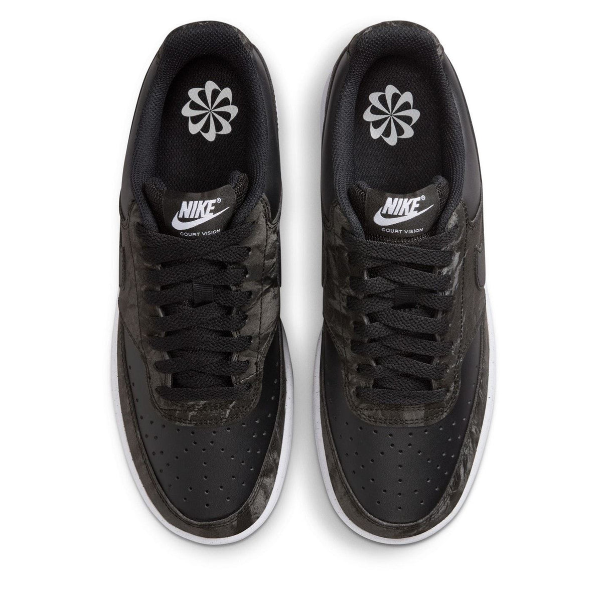 Nike Court Vision Marble Patterned Low Top Court Shoes