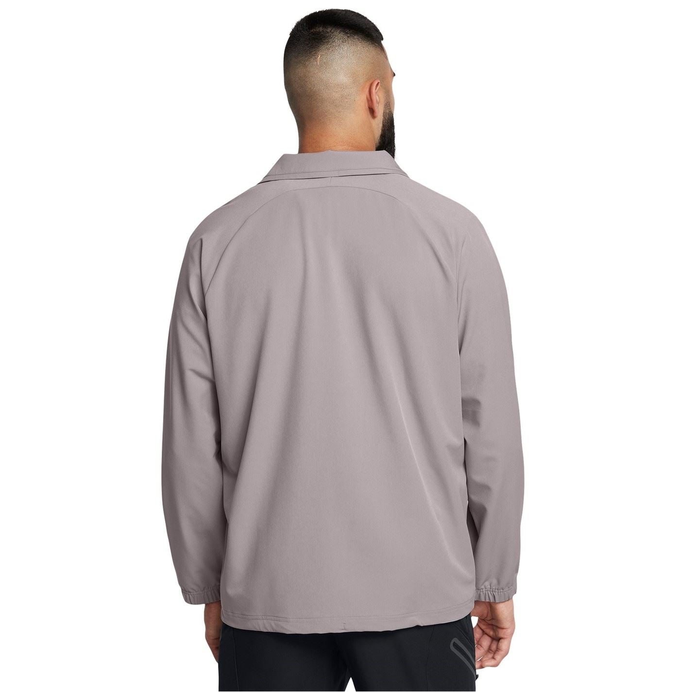 Under Armour Unstoppable Solid Patterned Anorak Jacket with Drawstring