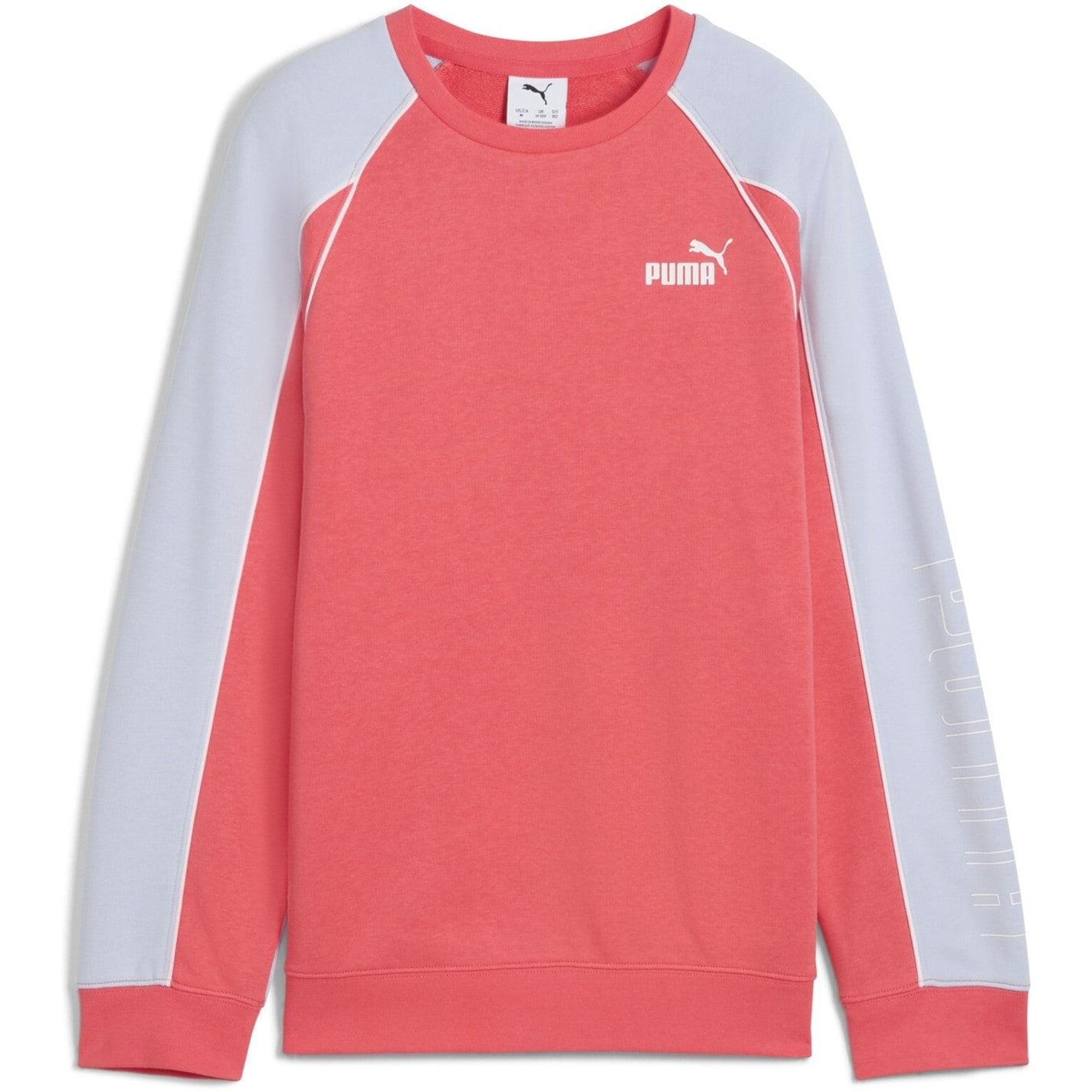 Puma Crew Neck Regular Fit Long Sleeve Sweatshirt
