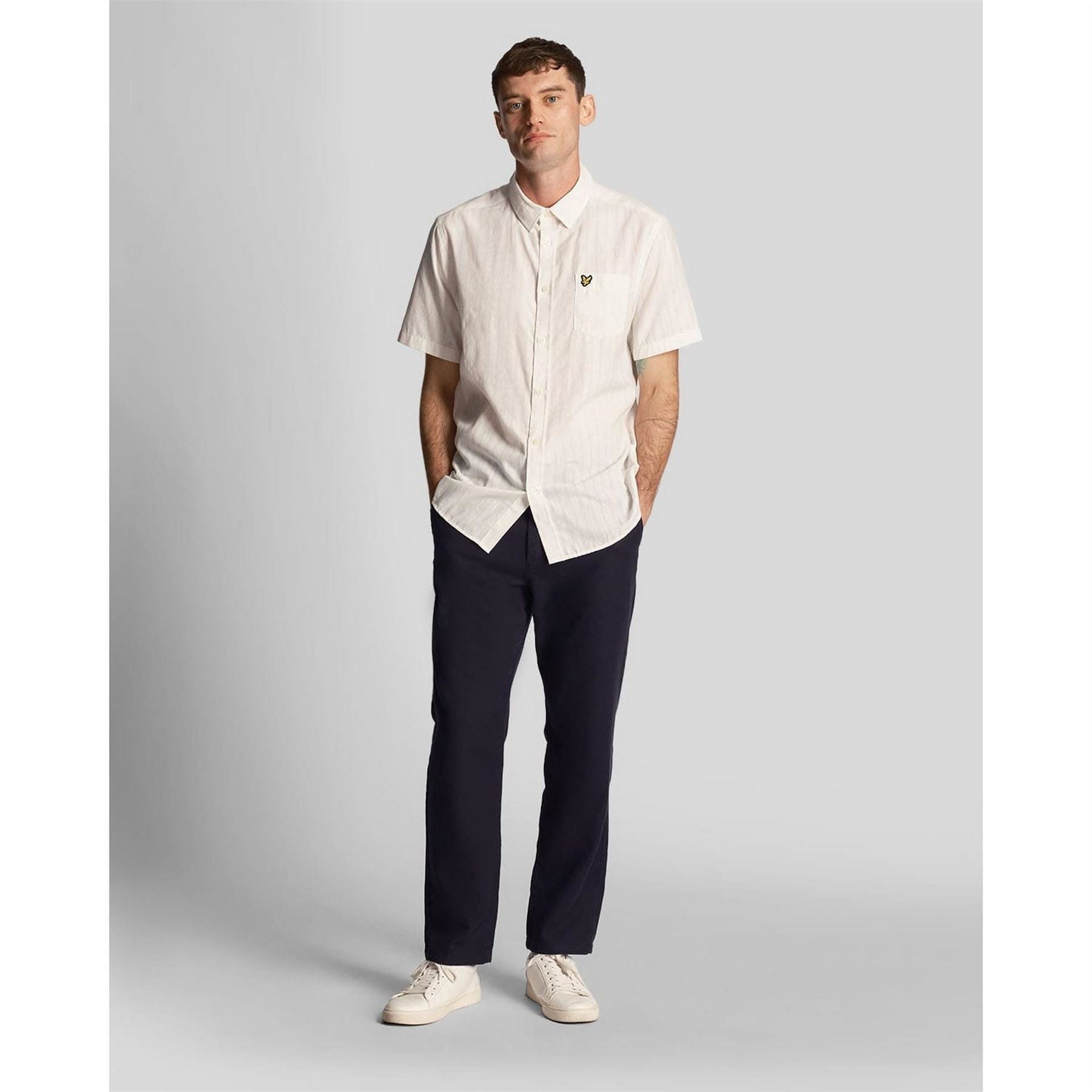 Lyle and Scott Stripe Short Sleeve Shirt