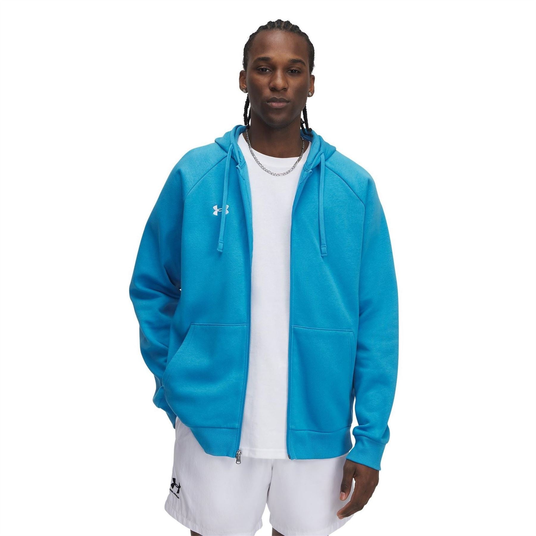 Under Armour Mens Armour Ua Rival Fleece Full Zip Hoodie