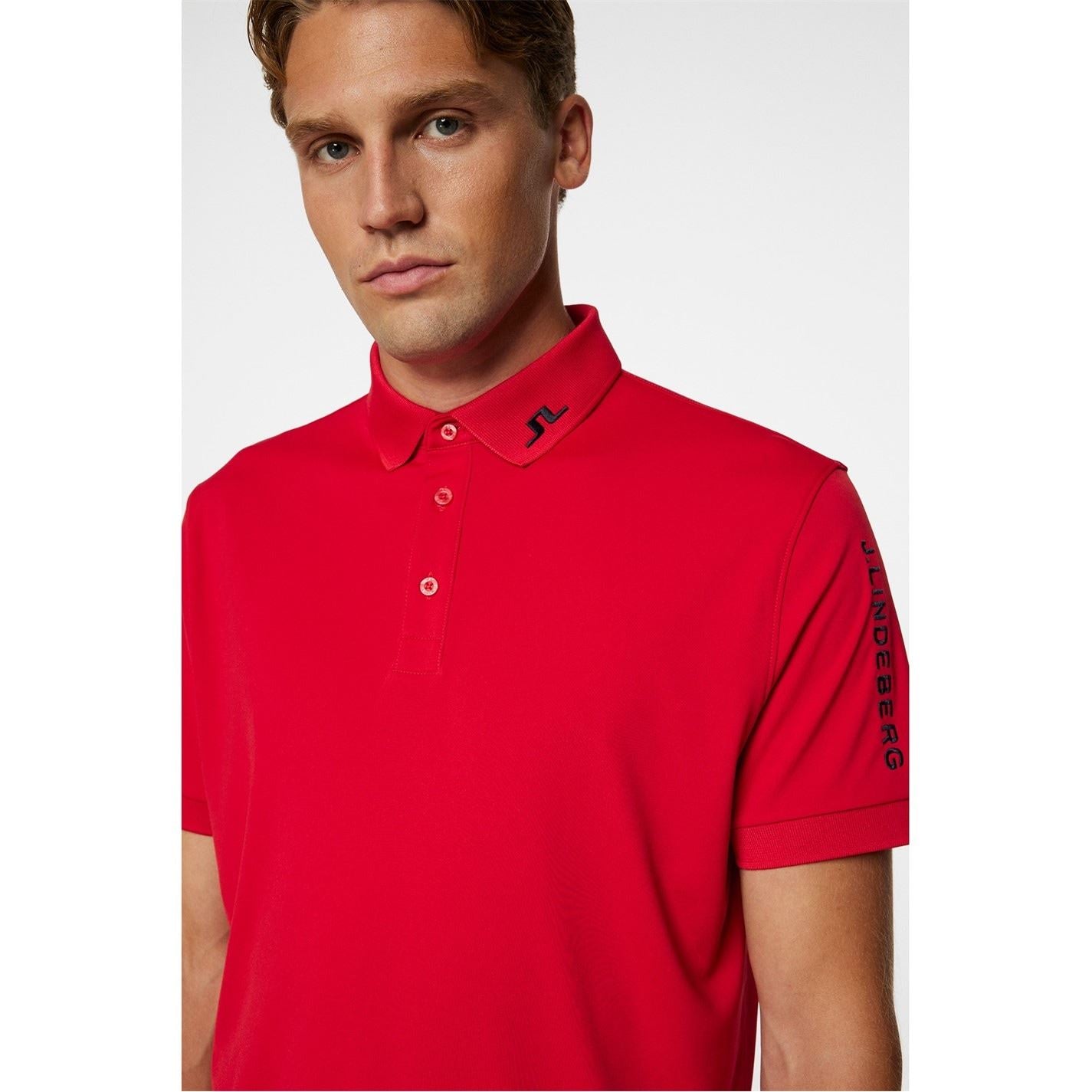 J Lindeberg Golf Jlg Tour Tech Short Sleeve Performance Polo Shirt