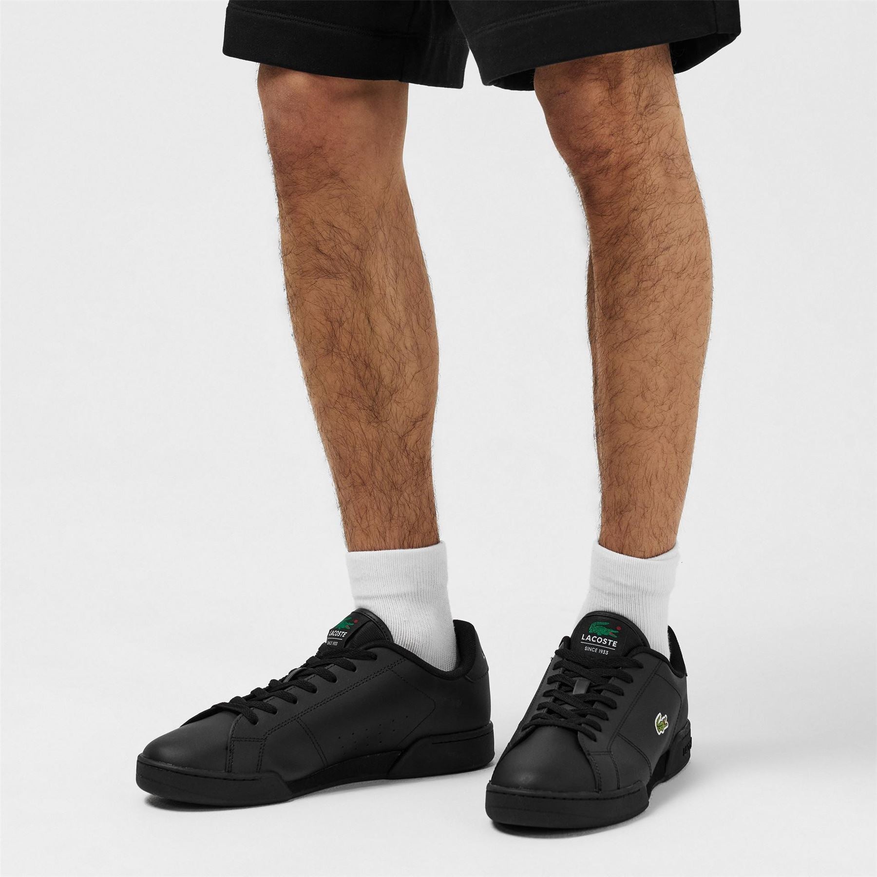 Lacoste Carnaby Cup Low Top Crocodile Print Sneakers