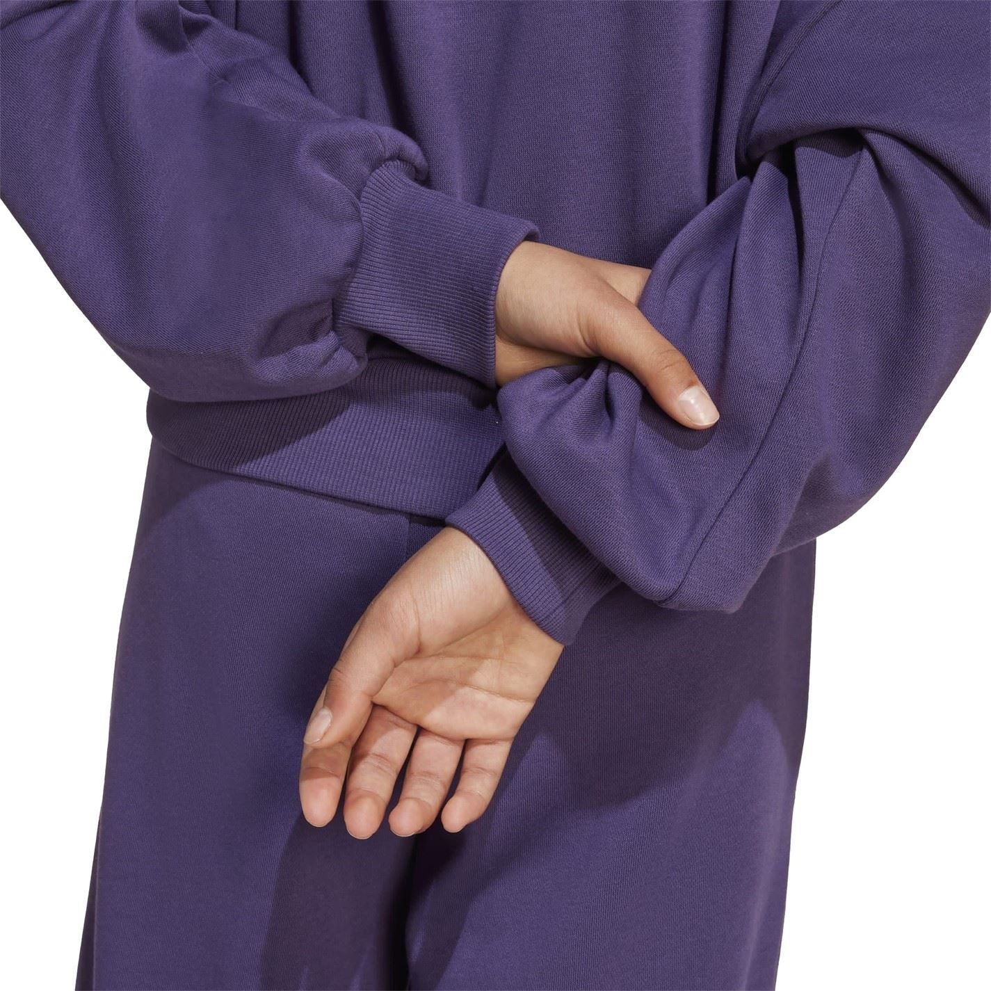 adidas Crew Neck Drop Shoulder Long Sleeve Sweatshirt