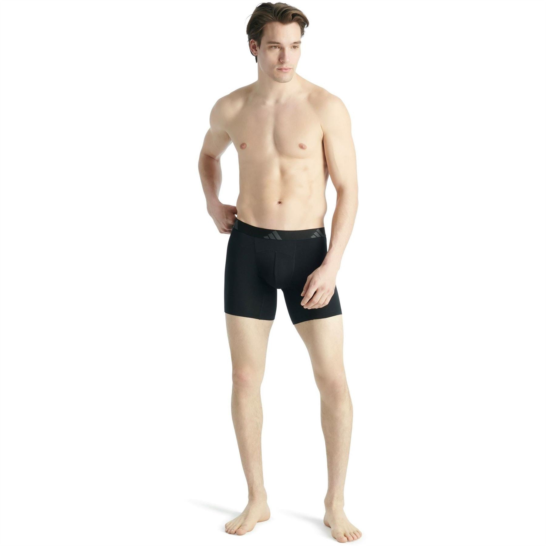 adidas Sport Active Flex Cotton Ergonomic Boxer Brief (2pk)