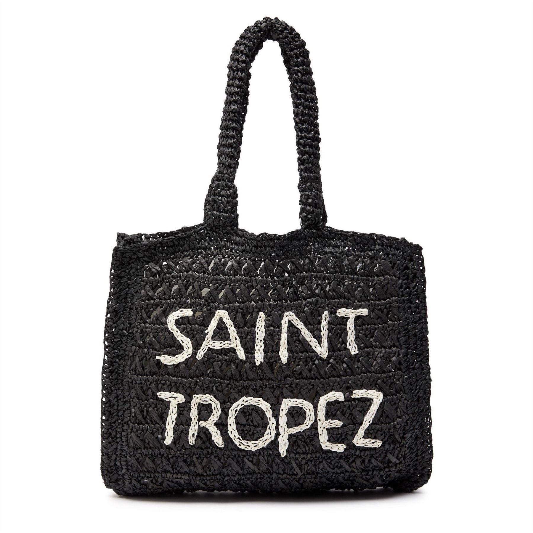 De Siena Rafia Crochet Tote Bag
