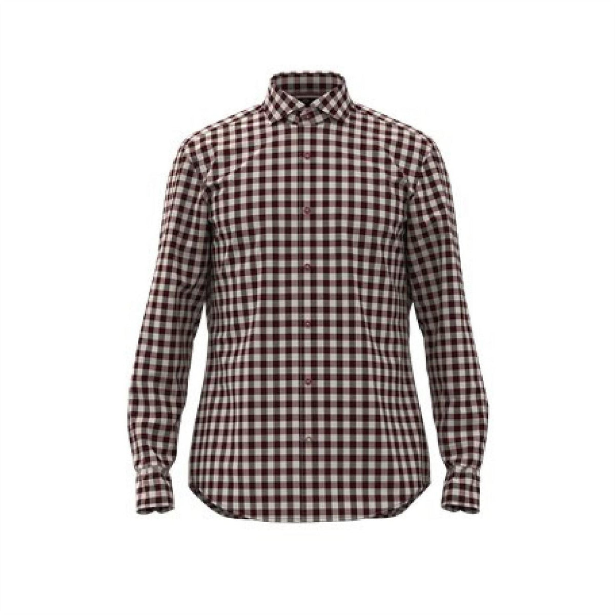 Boss Spread Collar Long Sleeve Regular Fit Oxford Shirt