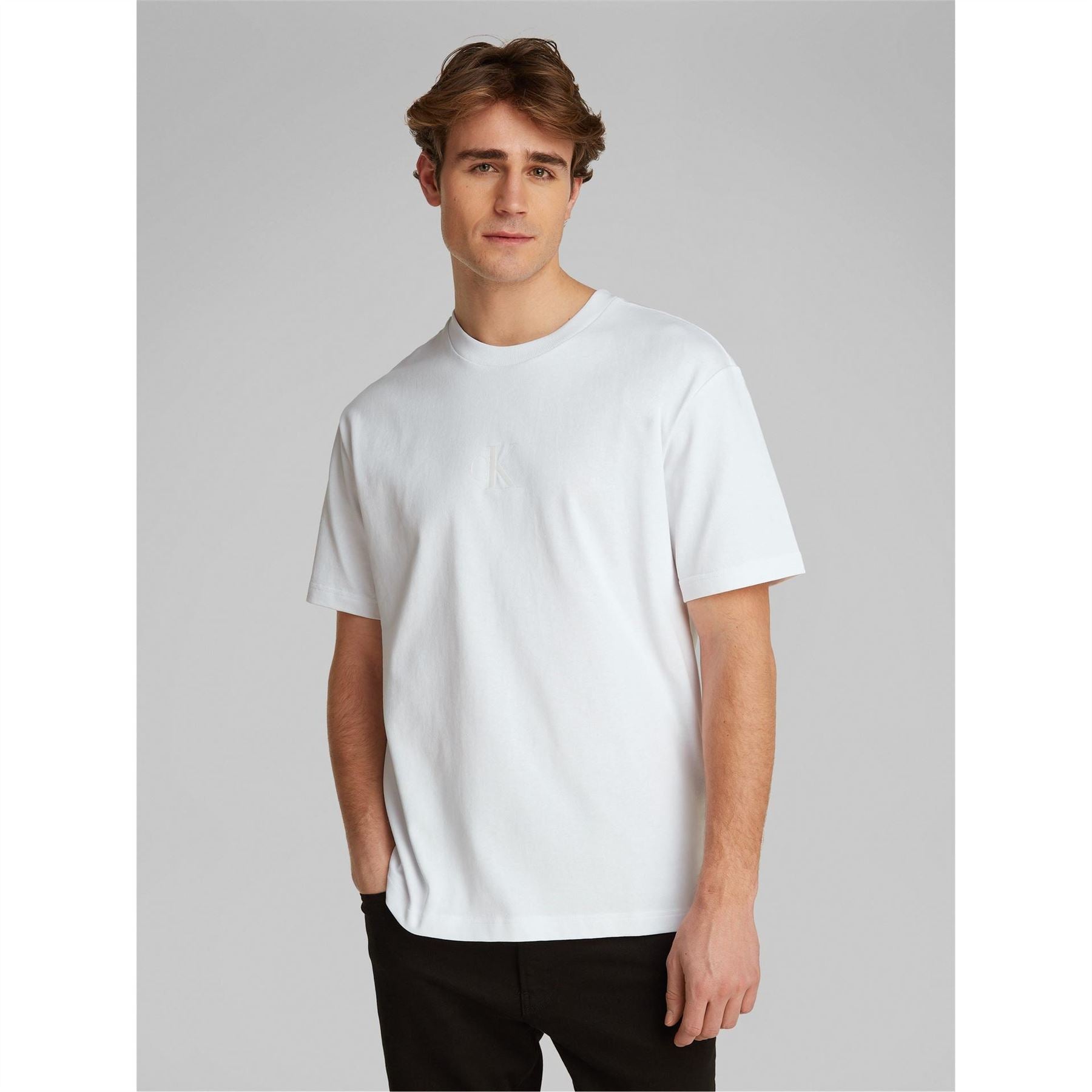 Calvin Klein Jeans Regular Fit Crew Neck Monologo T-Shirt