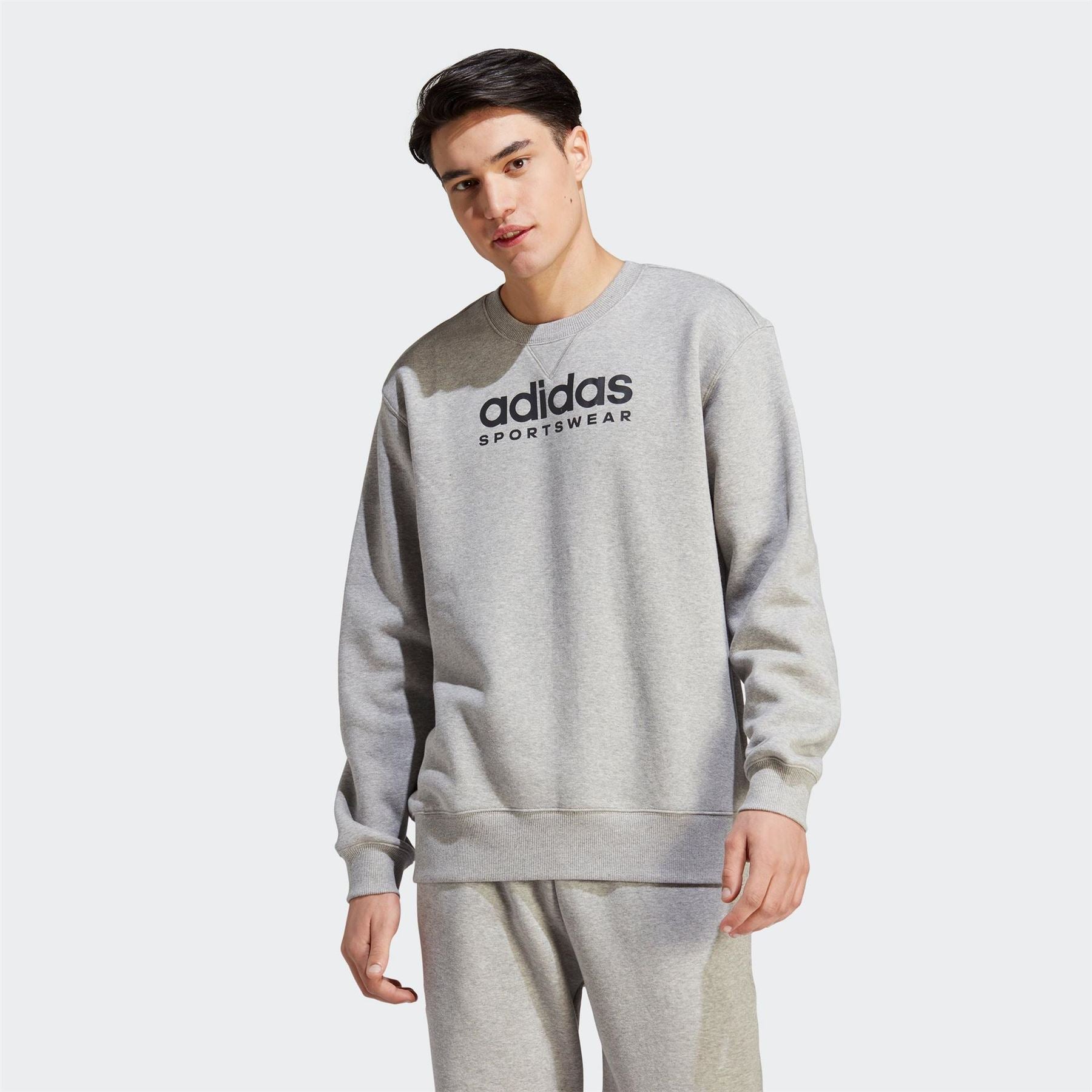 adidas Mens Szn Fleece Graphic Sweatshirt