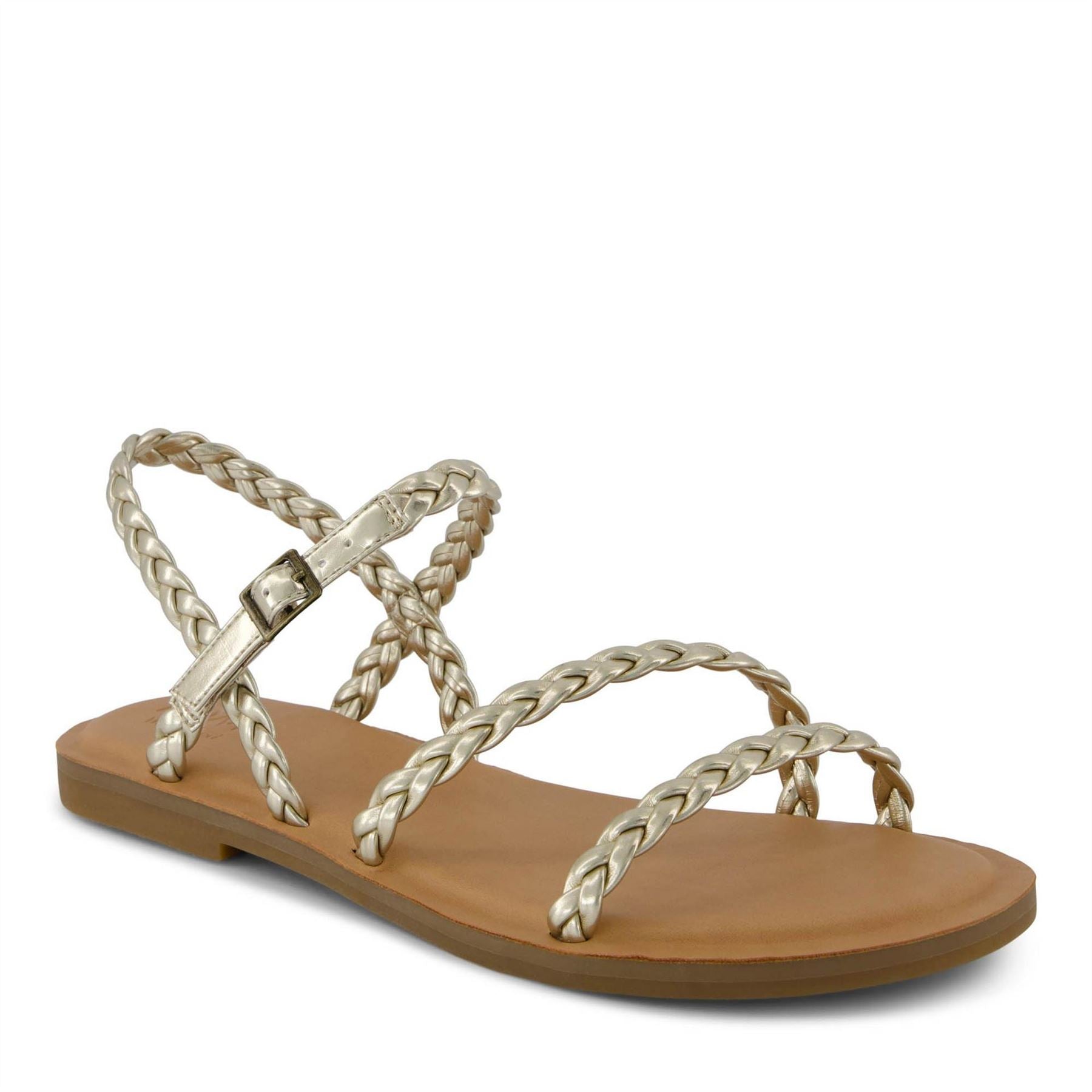 Toms Kira Gladiator Sandals Open Toe Flats