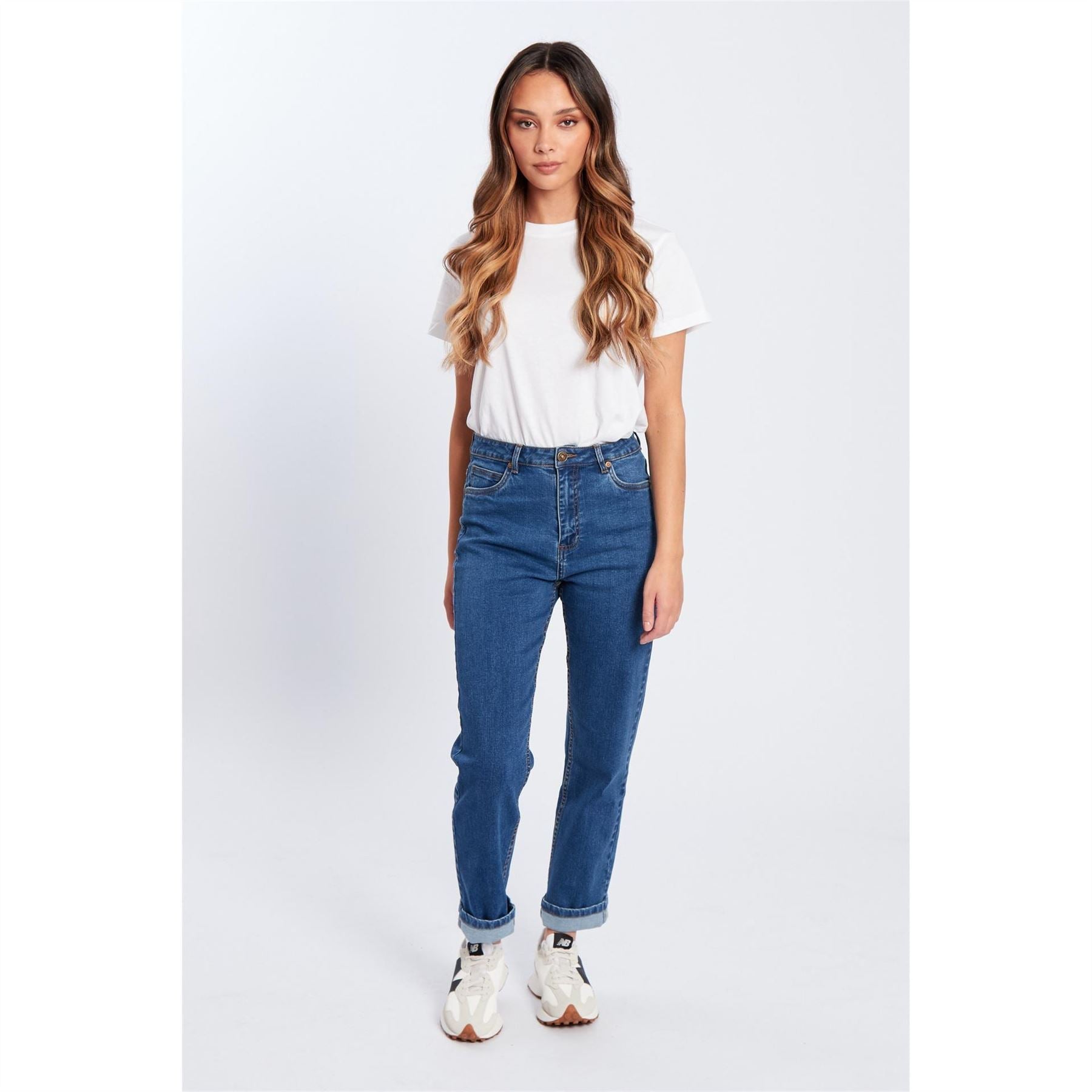 Be You Beyou Mom Straight Leg Jeans