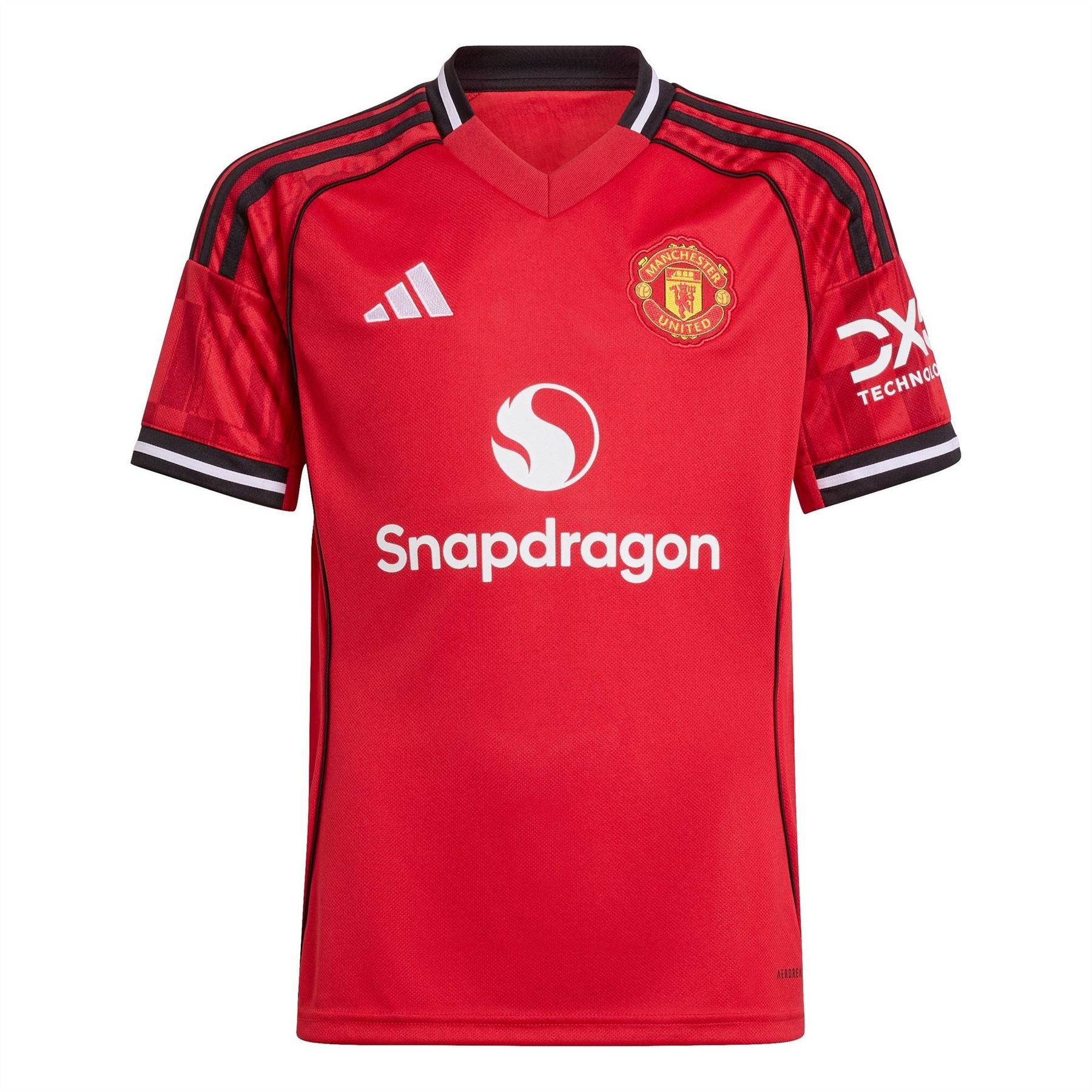adidas Manchester United Home Shirt 2025 2026 Juniors