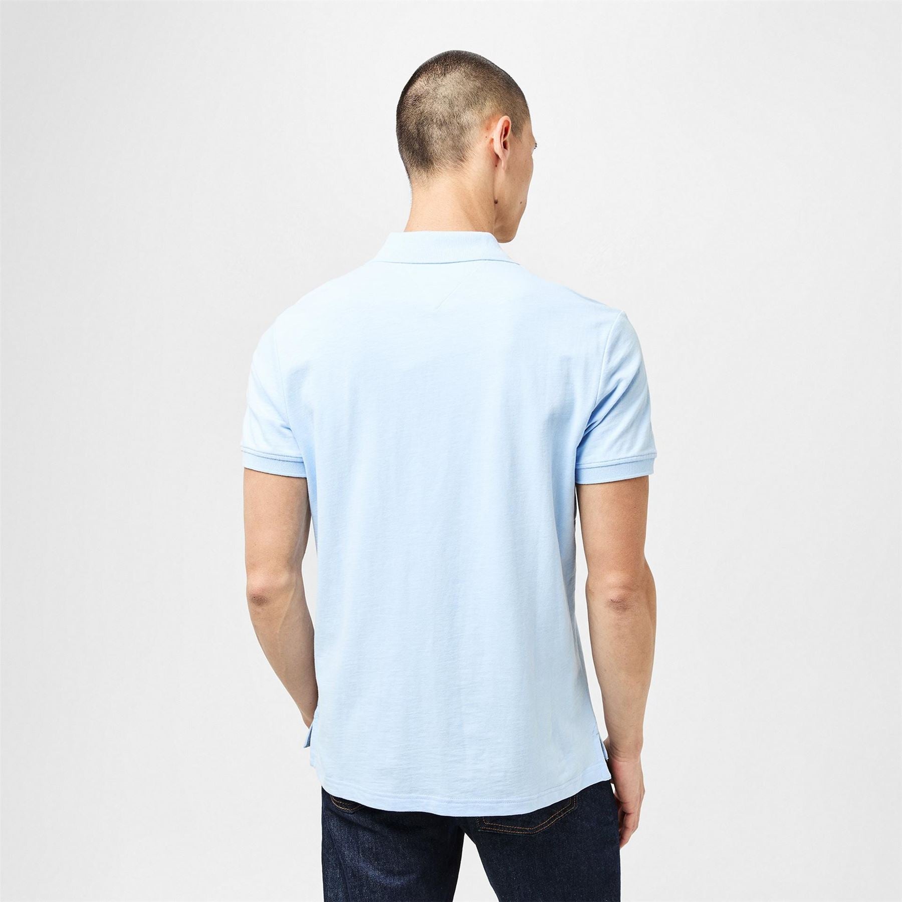 Tommy Hilfiger Cotton Linen Terry Short Sleeve Polo Shirt