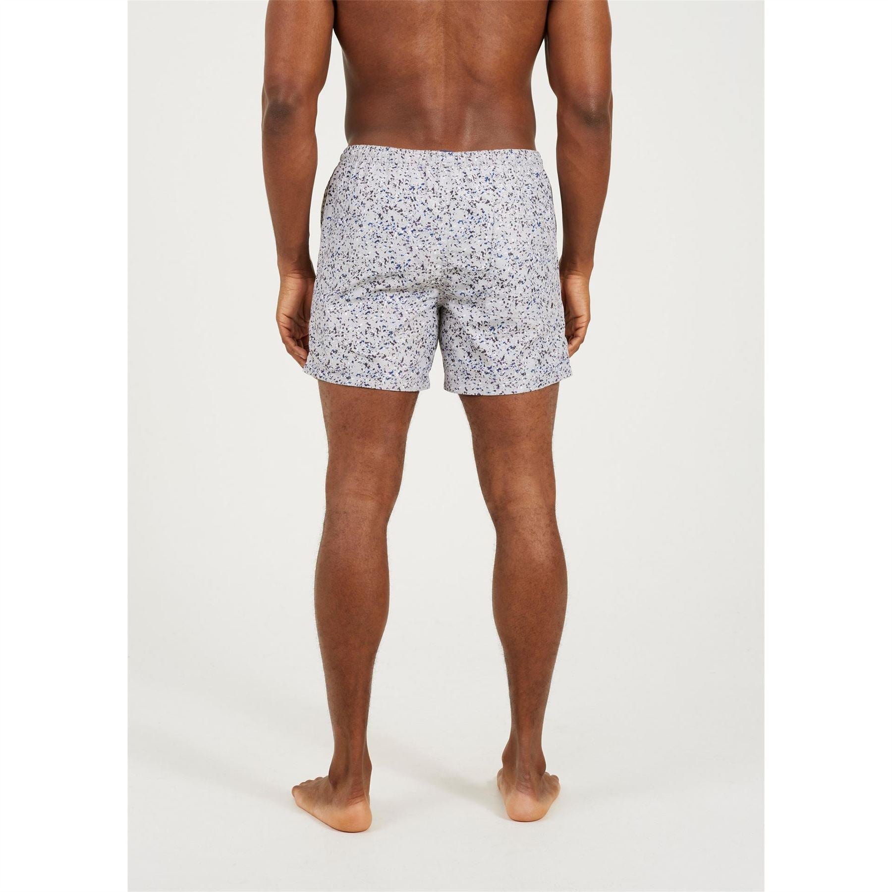 Brave Soul Print Swim Shorts