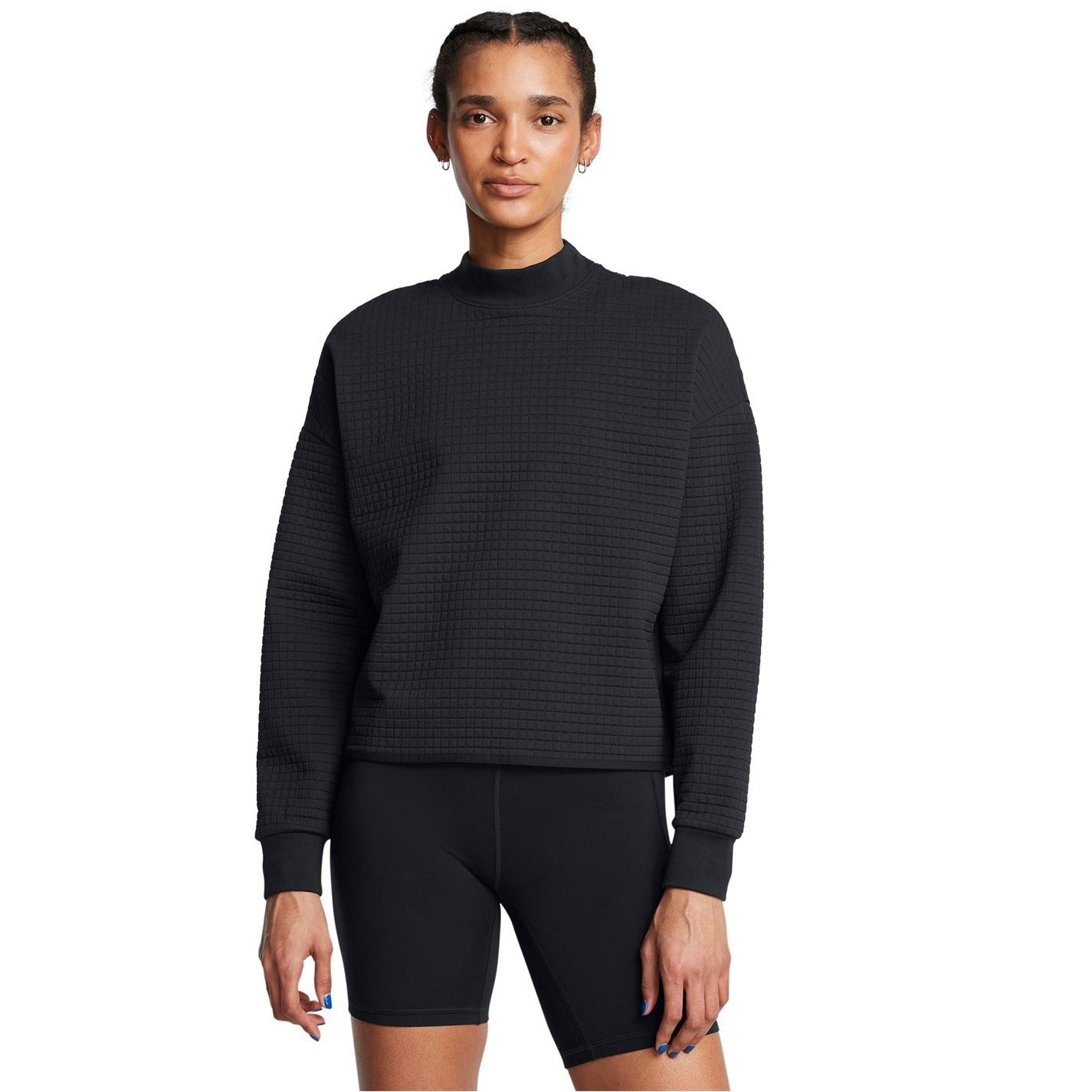 Under Armour Unstoppable Crew Neck Long Sleeve Drop Shoulder Sweater