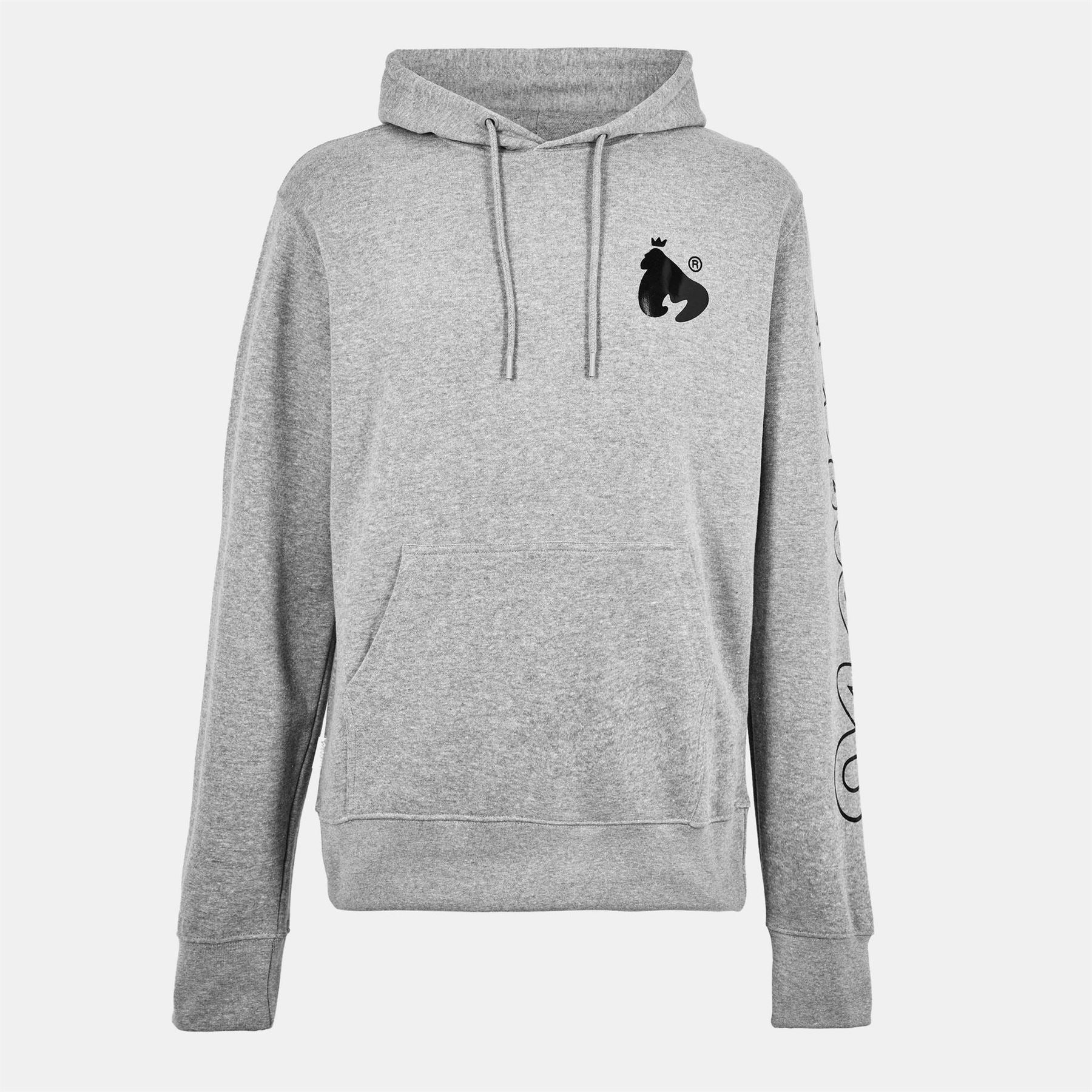 Money Hooded Neck Long Sleeve Sweatshirt with Kangaroo Pocket