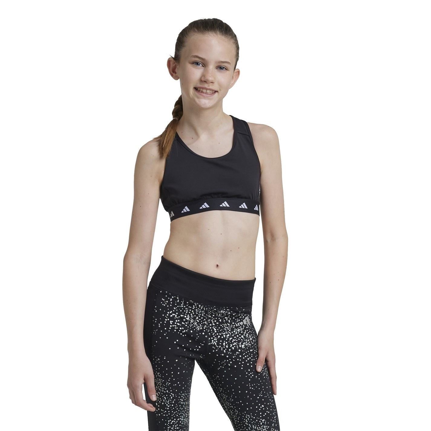 adidas G Power Compression Fit Scoop Neck Bra