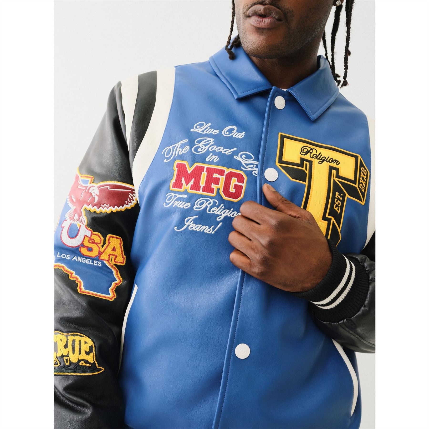 True Religion Pu Jacket