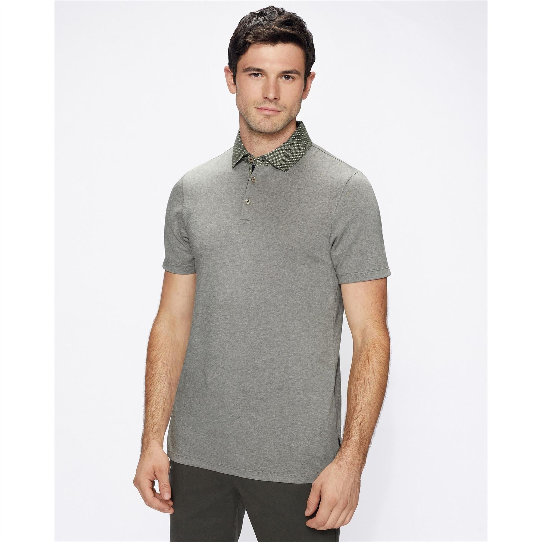 Ted Baker Frend Polka Short Sleeve Polo Shirt