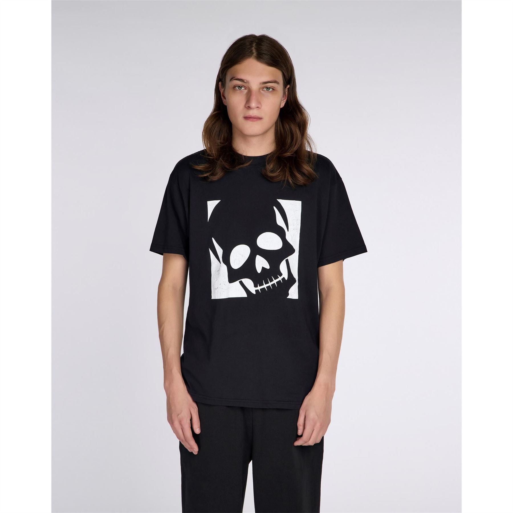 No Fear Logo Print Crew Neck Short Sleeve T-Shirt