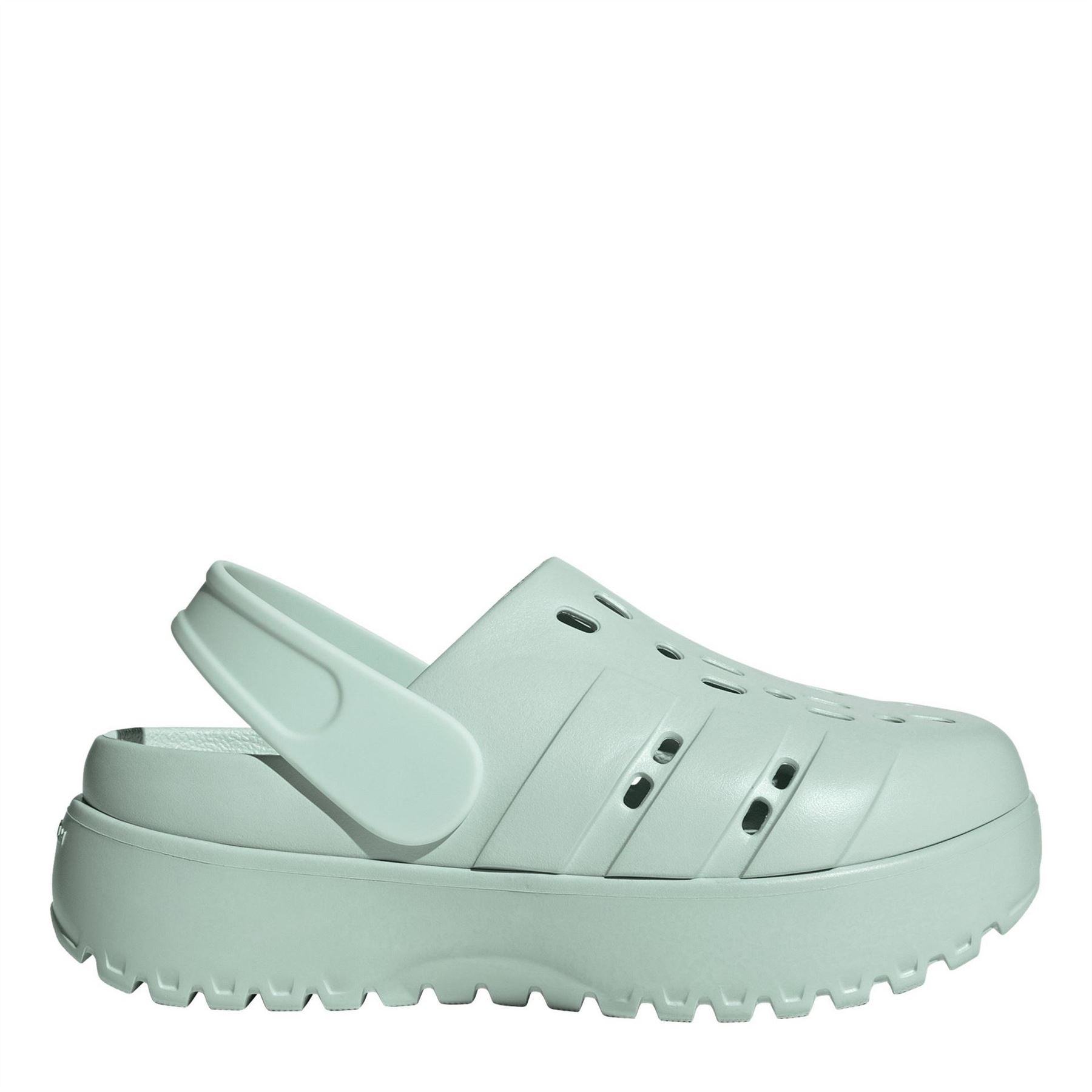 adidas Adilette Closed Toe Platform Shuv Clogs
