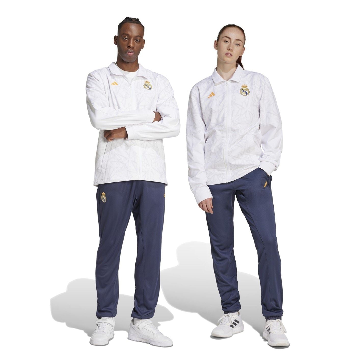 adidas Real Madrid Warm Up Tracksuit Bottoms Adults