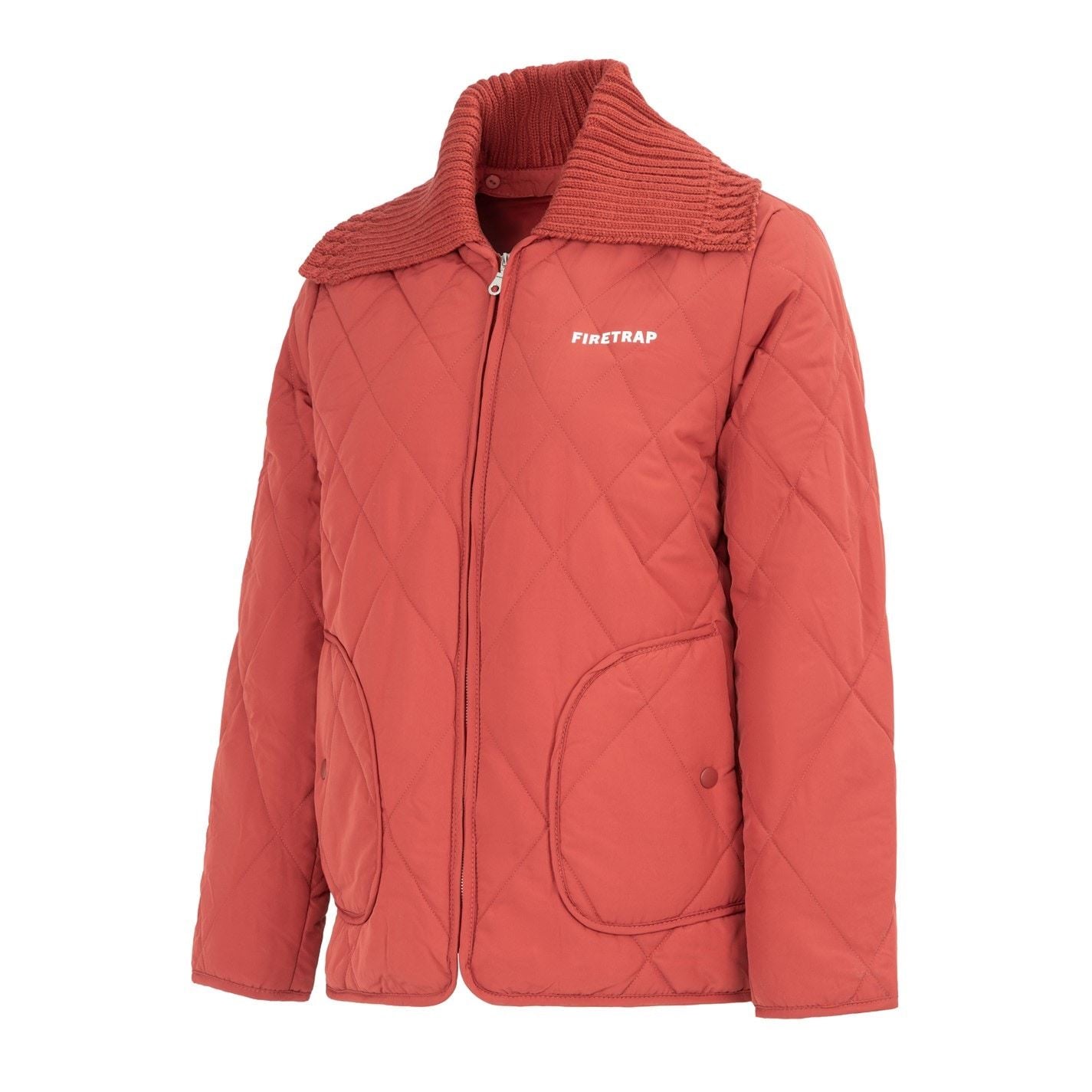 Firetrap Long Sleeve Hip Length Quilted Jacket
